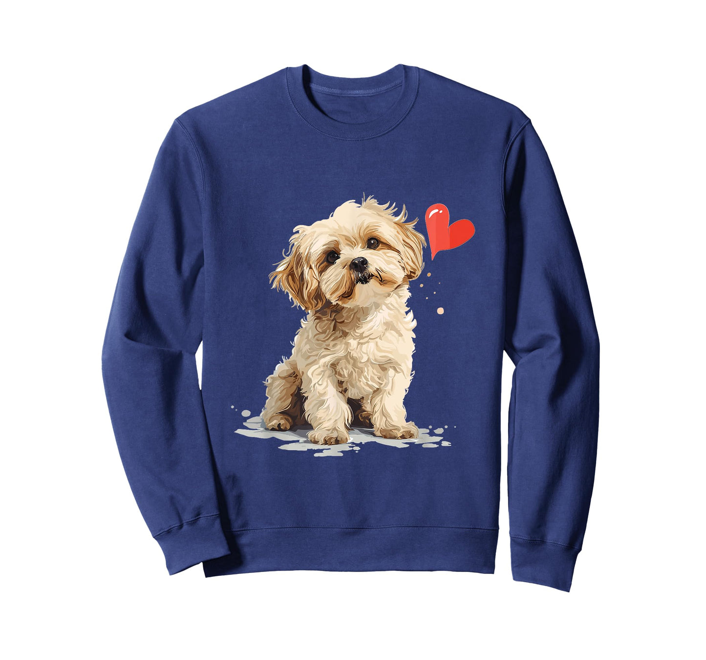 Maltipoo Dog Breed Pet Cute Funny Graphic T-Shirt