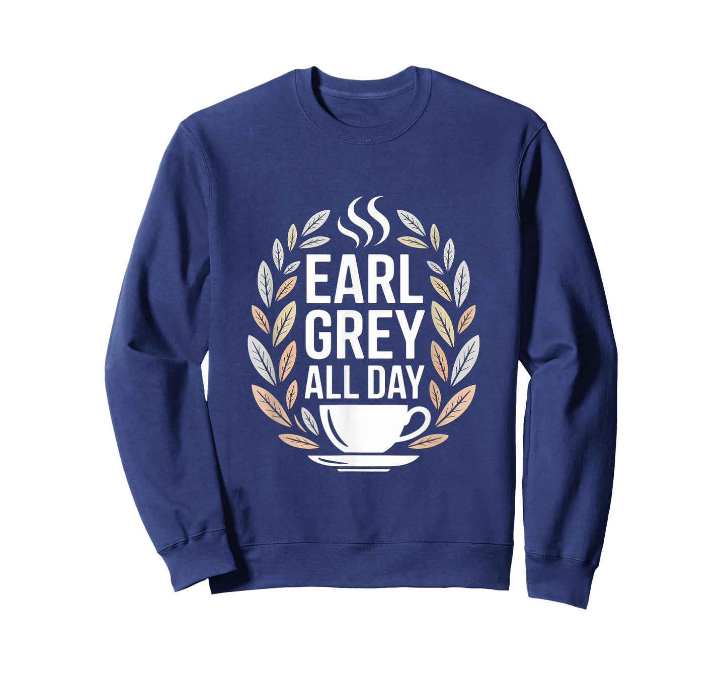 Earl Grey All Day Leafy Cup Design T-Shirt