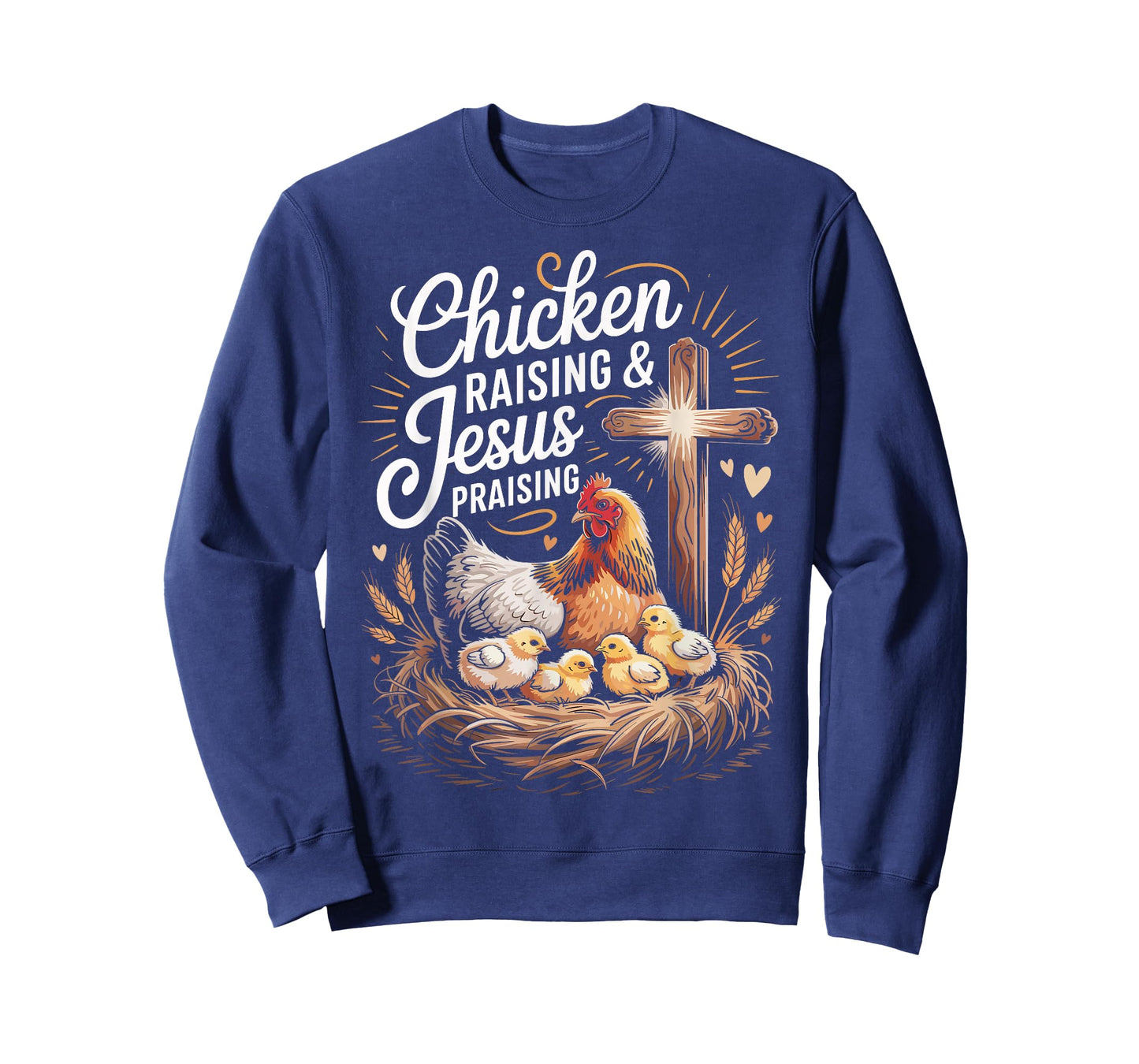 Chicken Raising & Jesus Praising T-Shirt