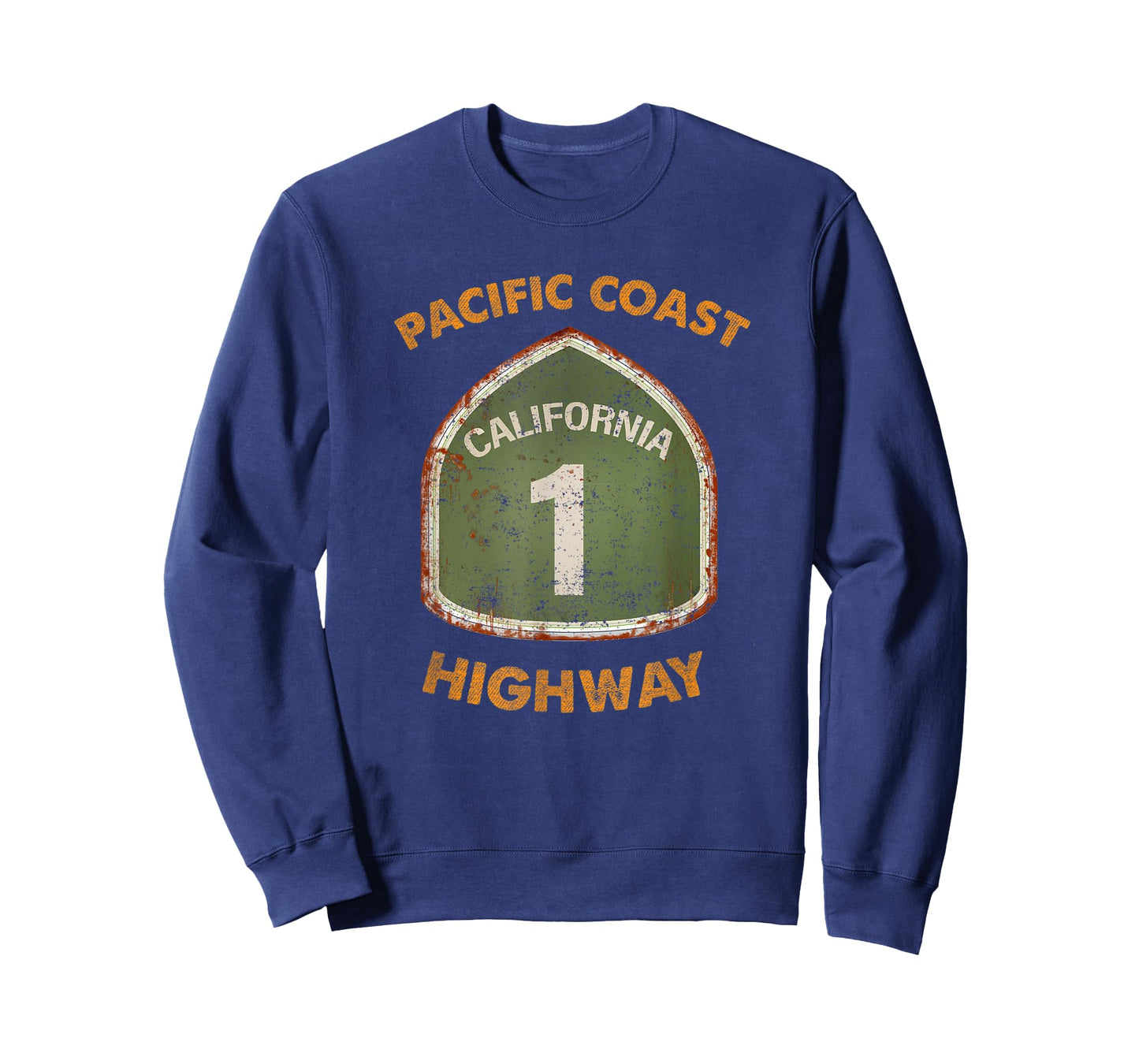 Pacific Coast Highway Route 1 Cali Gift California Souvenir T-Shirt