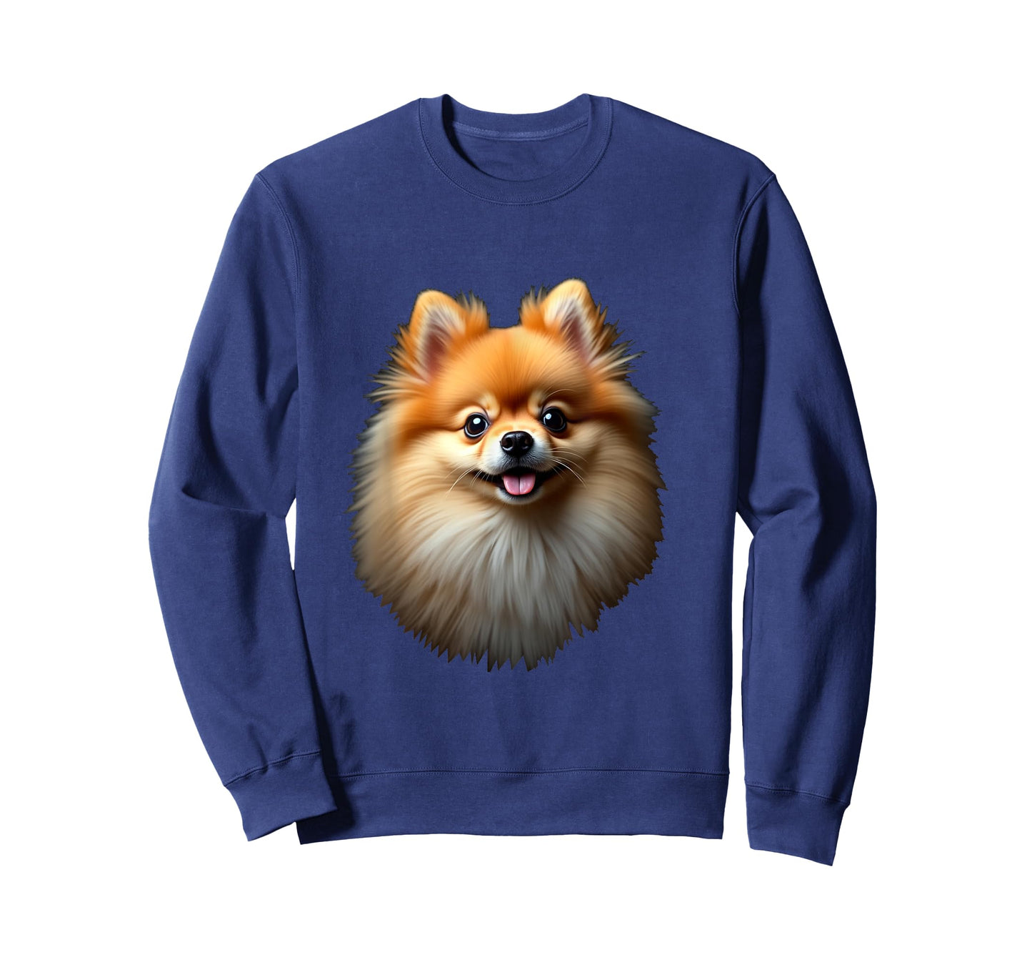 Black Pomeranian Dog Pom Face T-Shirt