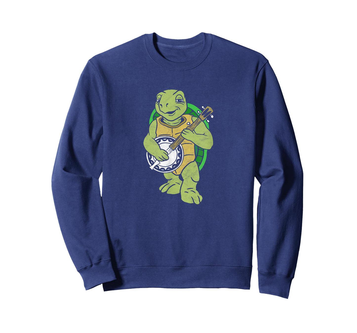 Banjo Turtle Vintage Funny Terrapin Bluegrass Graphic T-Shirt