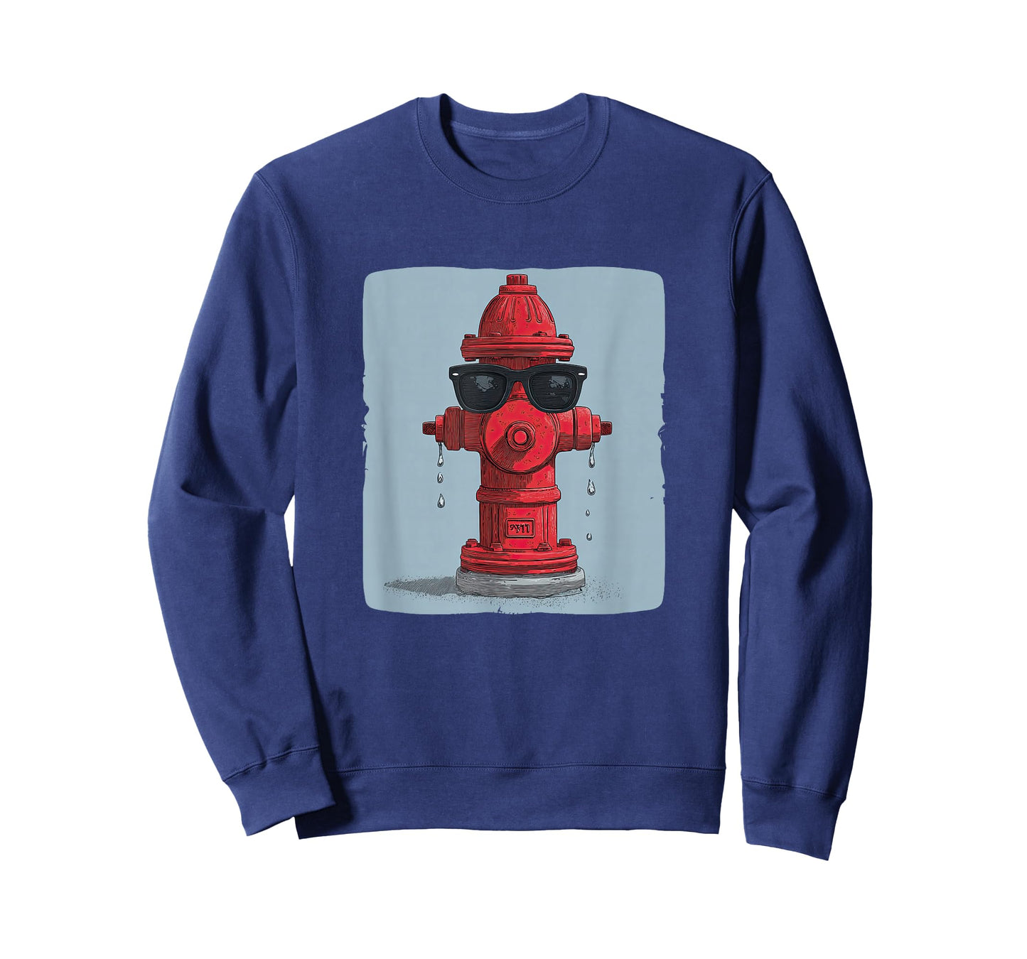 Funny Red Water Hydrant with Sunglasses T-Shirt