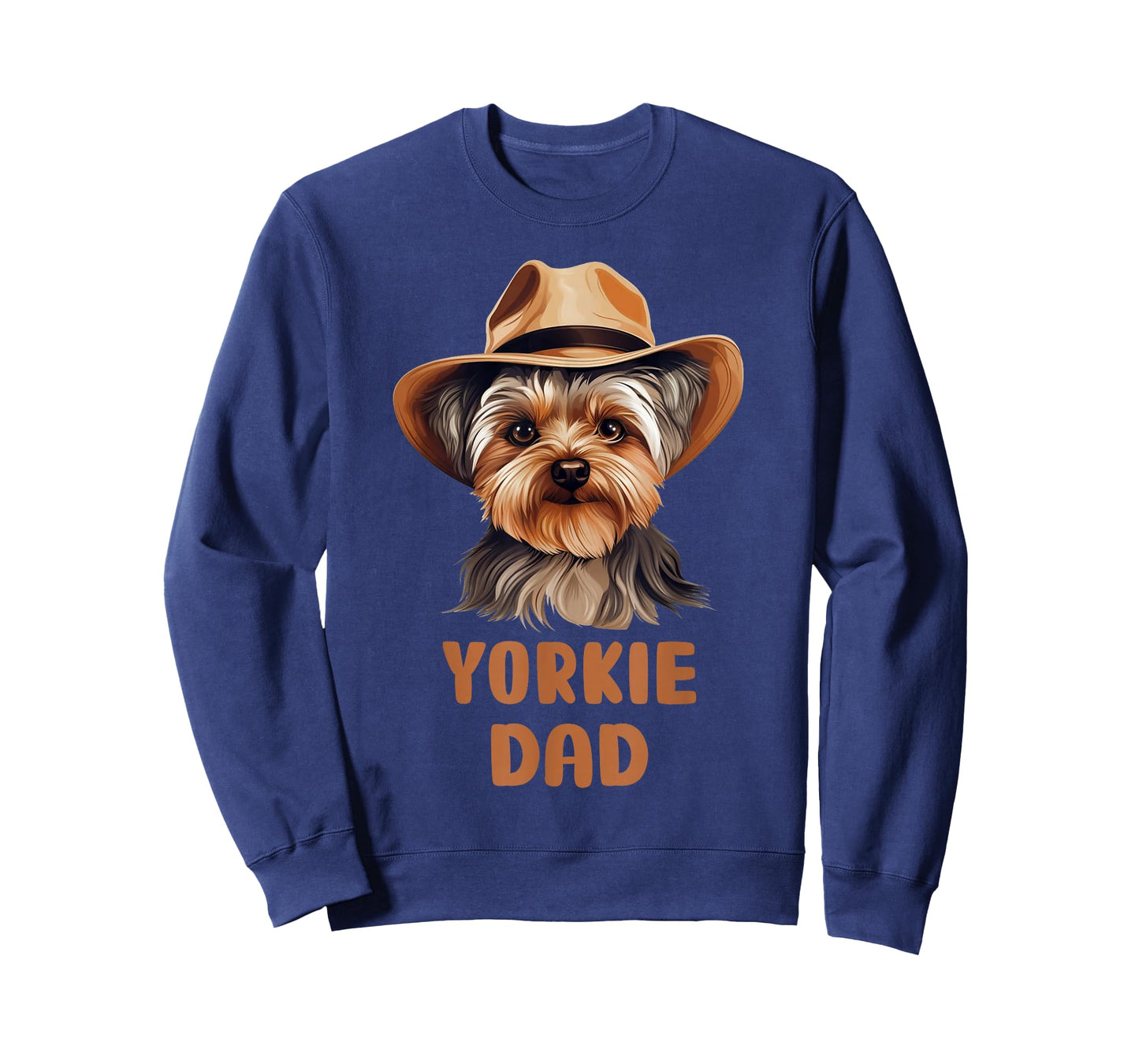 Cute Yorkie Dad Dog Lovers Gift Funny Puppy Yorkie Owner T-Shirt