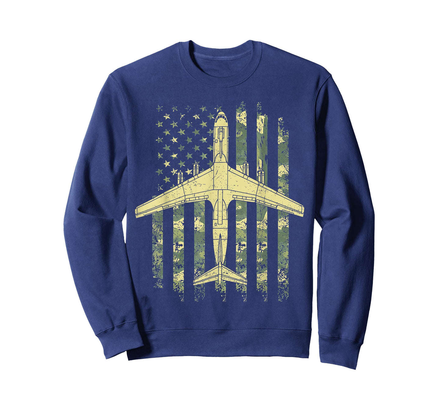 C-141 Starlifter Flag Camouflage US Military Airlifter Plane T-Shirt