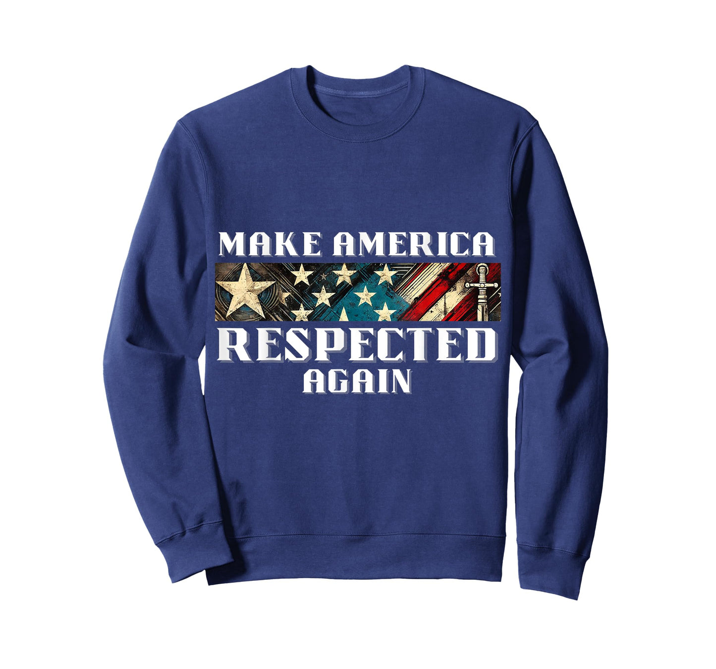 Make America Respected Again USA Stars & Stripes T-Shirt