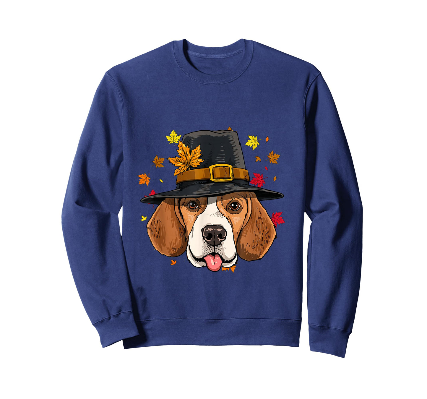 Beagle Thanksgiving Pilgrim Turkey Day Autumn Fall Dog Lover T-Shirt