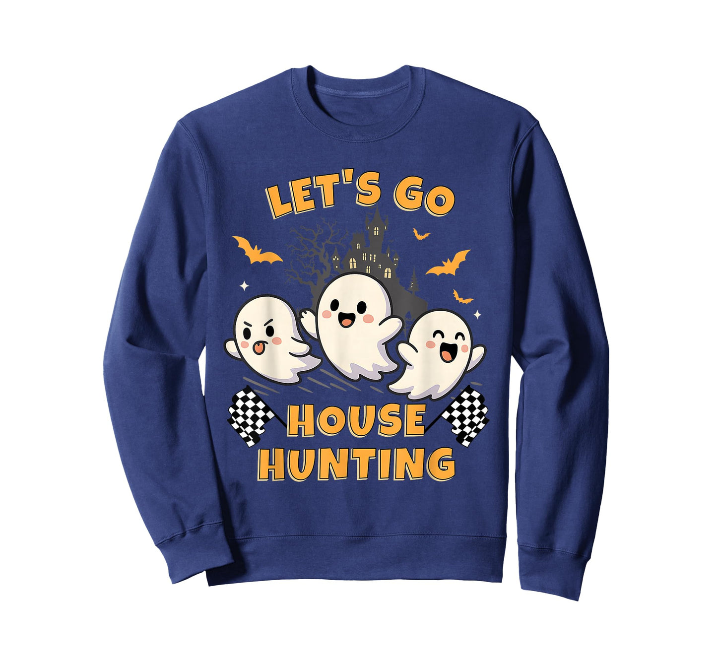 Let’s Go House Hunting Ghost Halloween Real Estate Humor T-Shirt