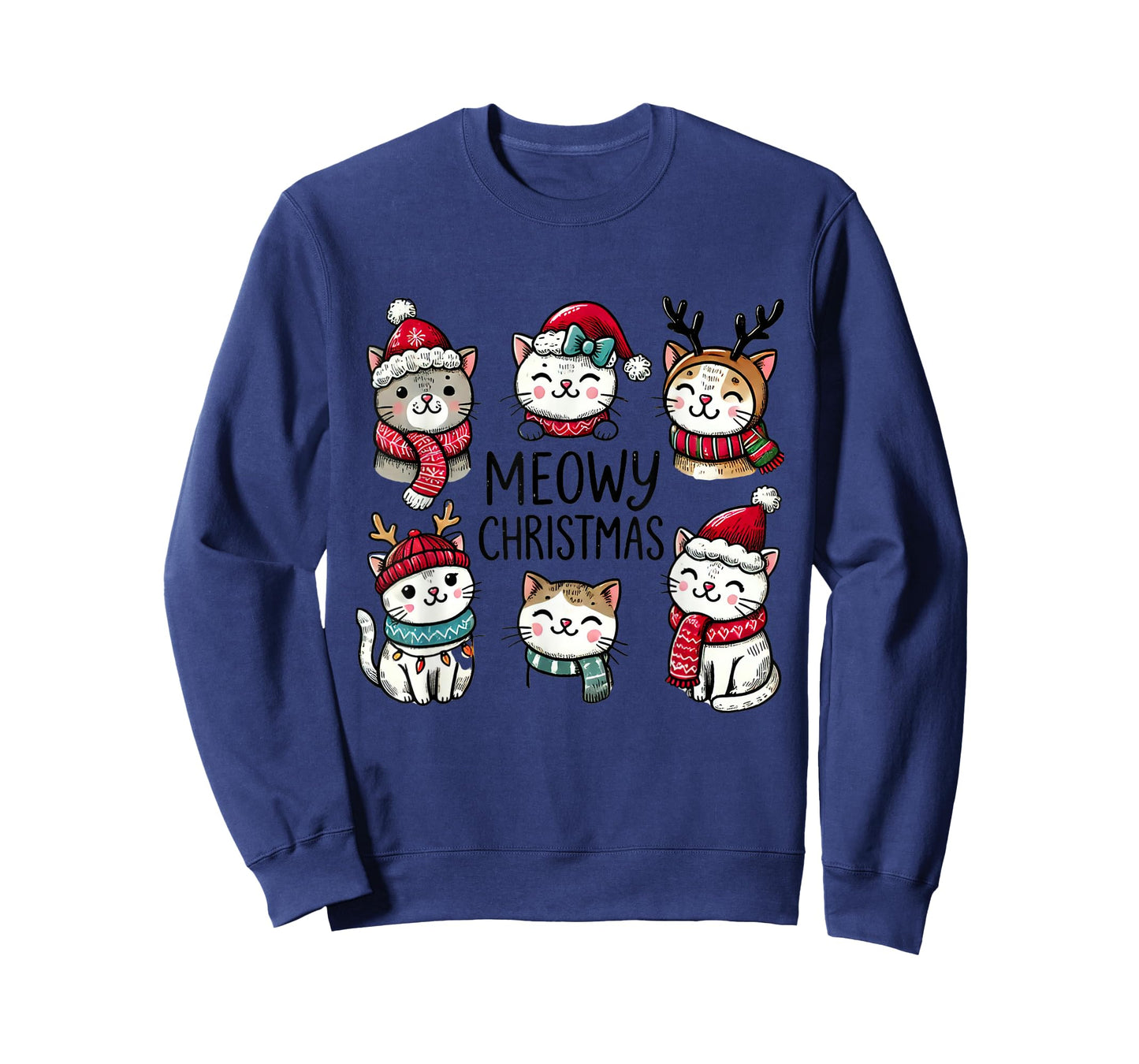 Catmas Cat Christmas Meowy Christmas T-Shirt
