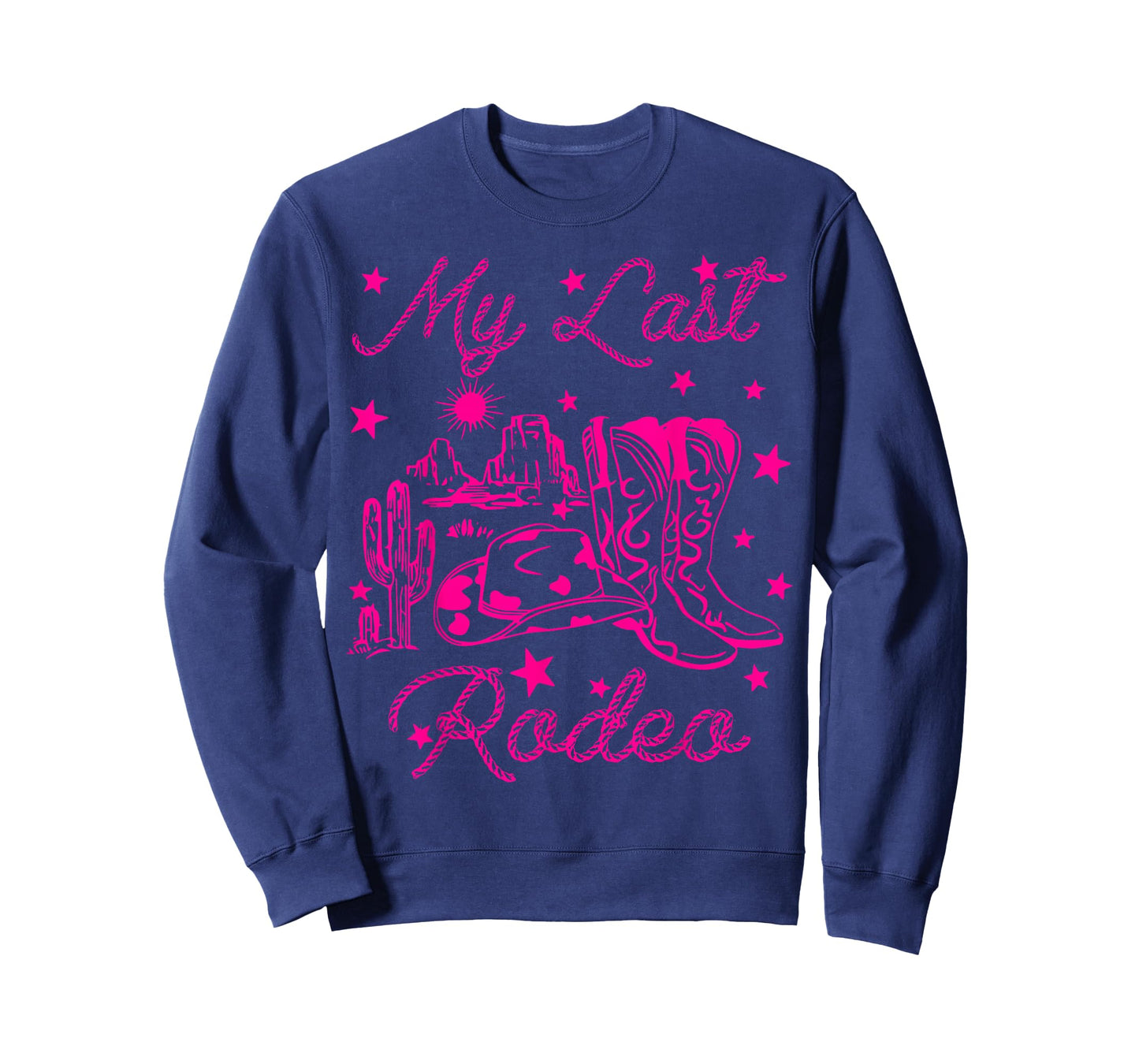 My Last Rodeo Western Desert Cowgirl Bachelorette Party T-Shirt