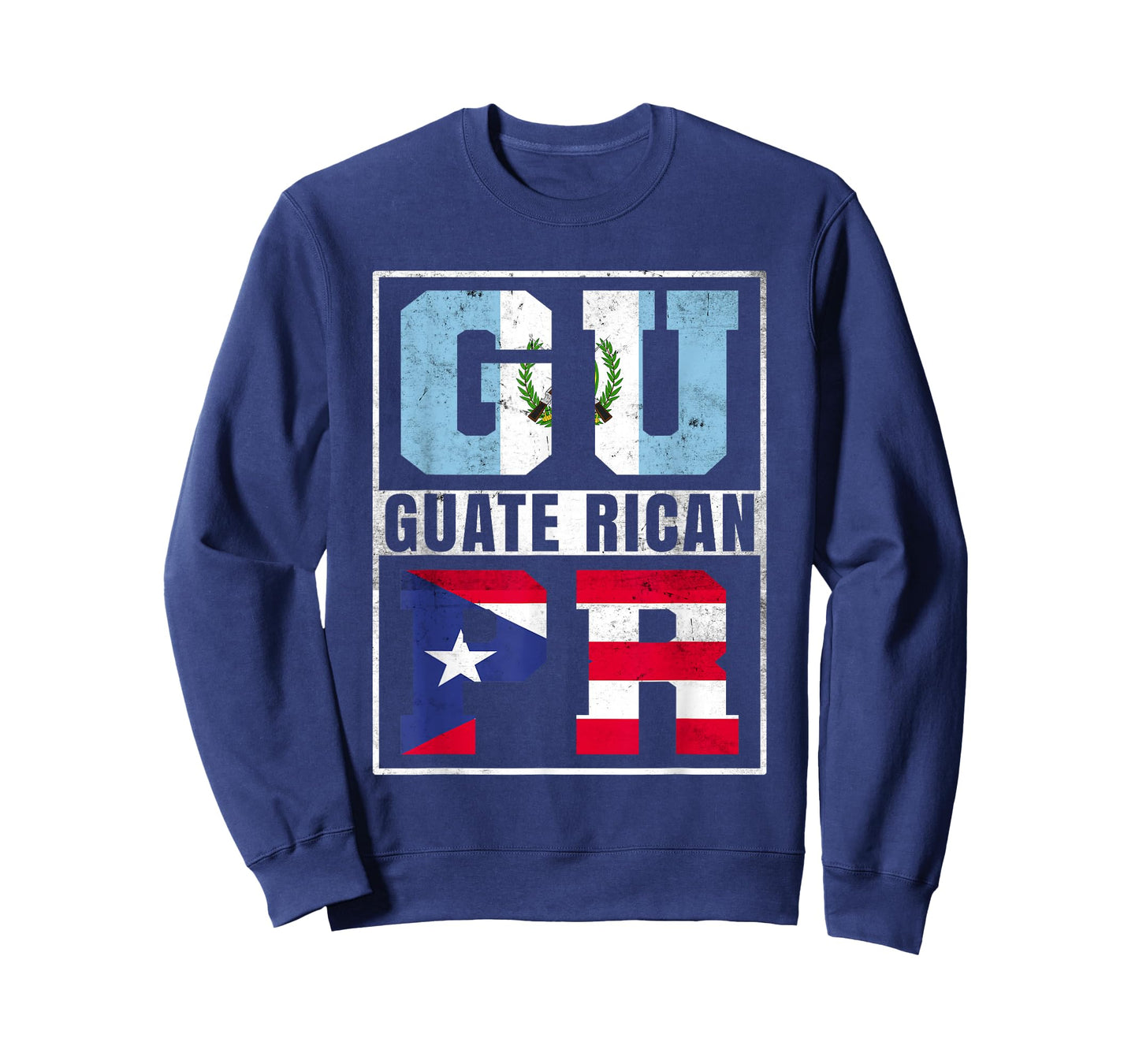 Guate Rican Roots Guatemala and Puerto Rico Mix T-Shirt