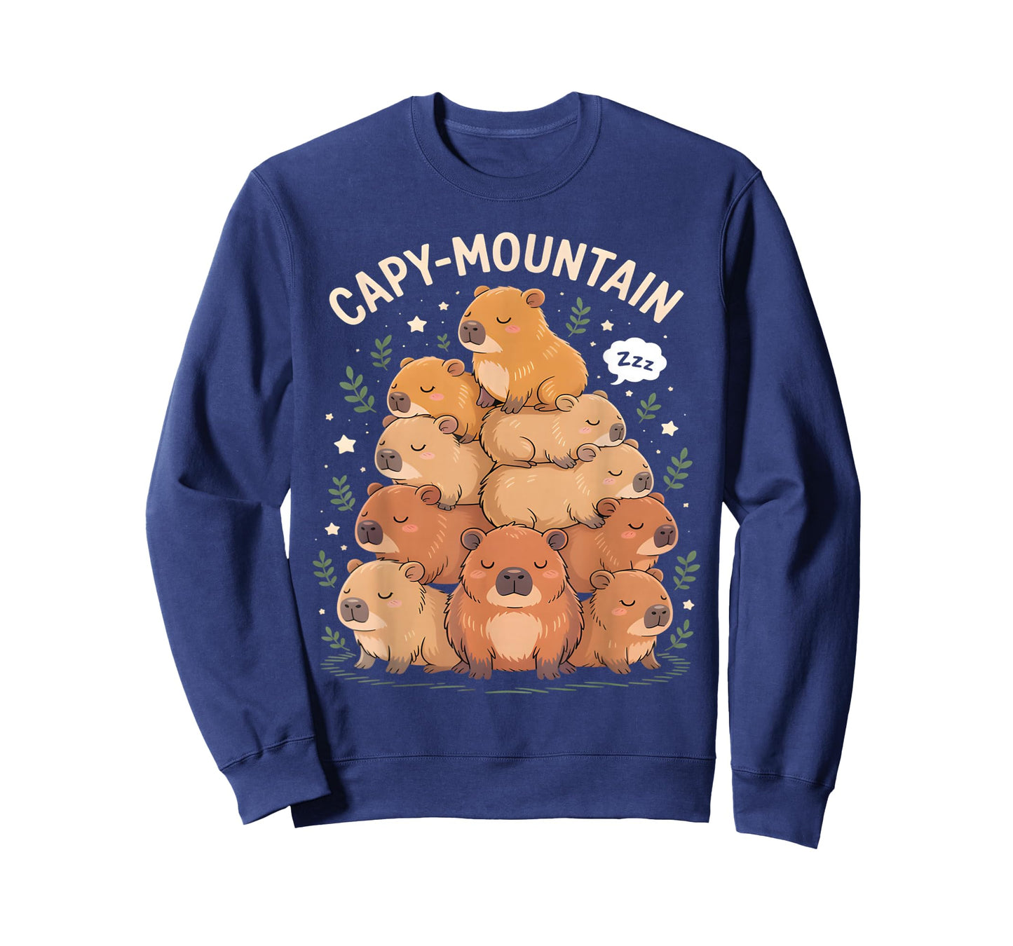 Cozy Capy-Mountain Cute Capybara Lovers Women Kids T-Shirt