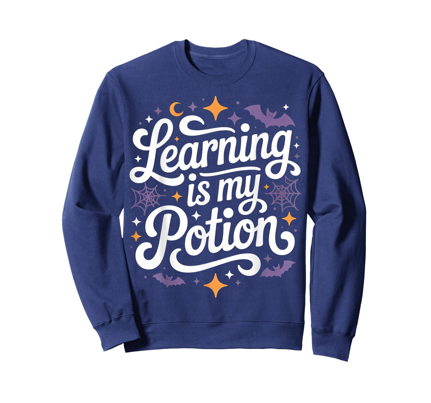 Cute Teacher PhD Student Halloween Learning is My Potion T-Shirt