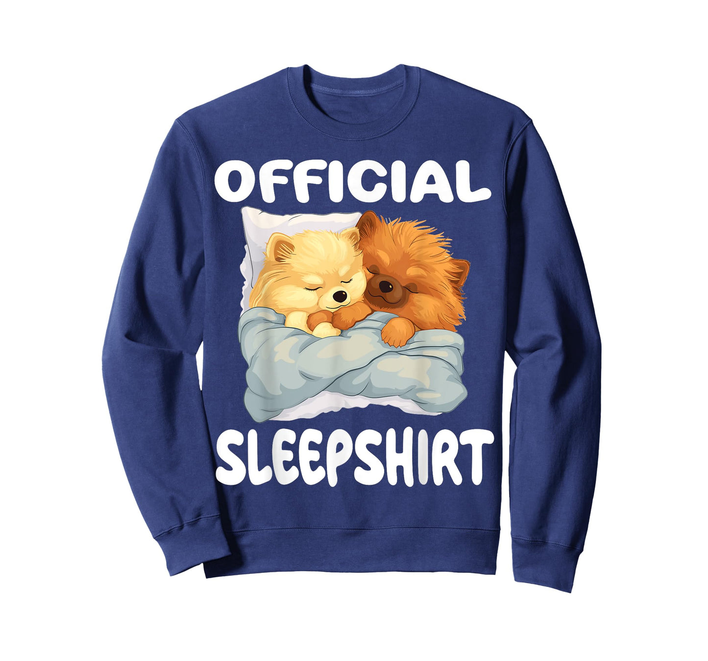 Pomeranian Dog Official Sleepshirt Pajamas Nightgown T-Shirt for Men Women Girls Kids