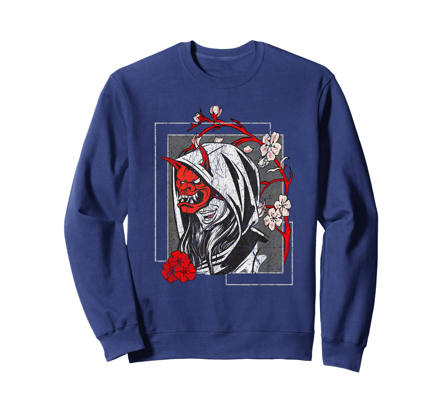 Oni Monster Yokai Hannya Anime Girl Harajuku Japan Aesthetic T-Shirt