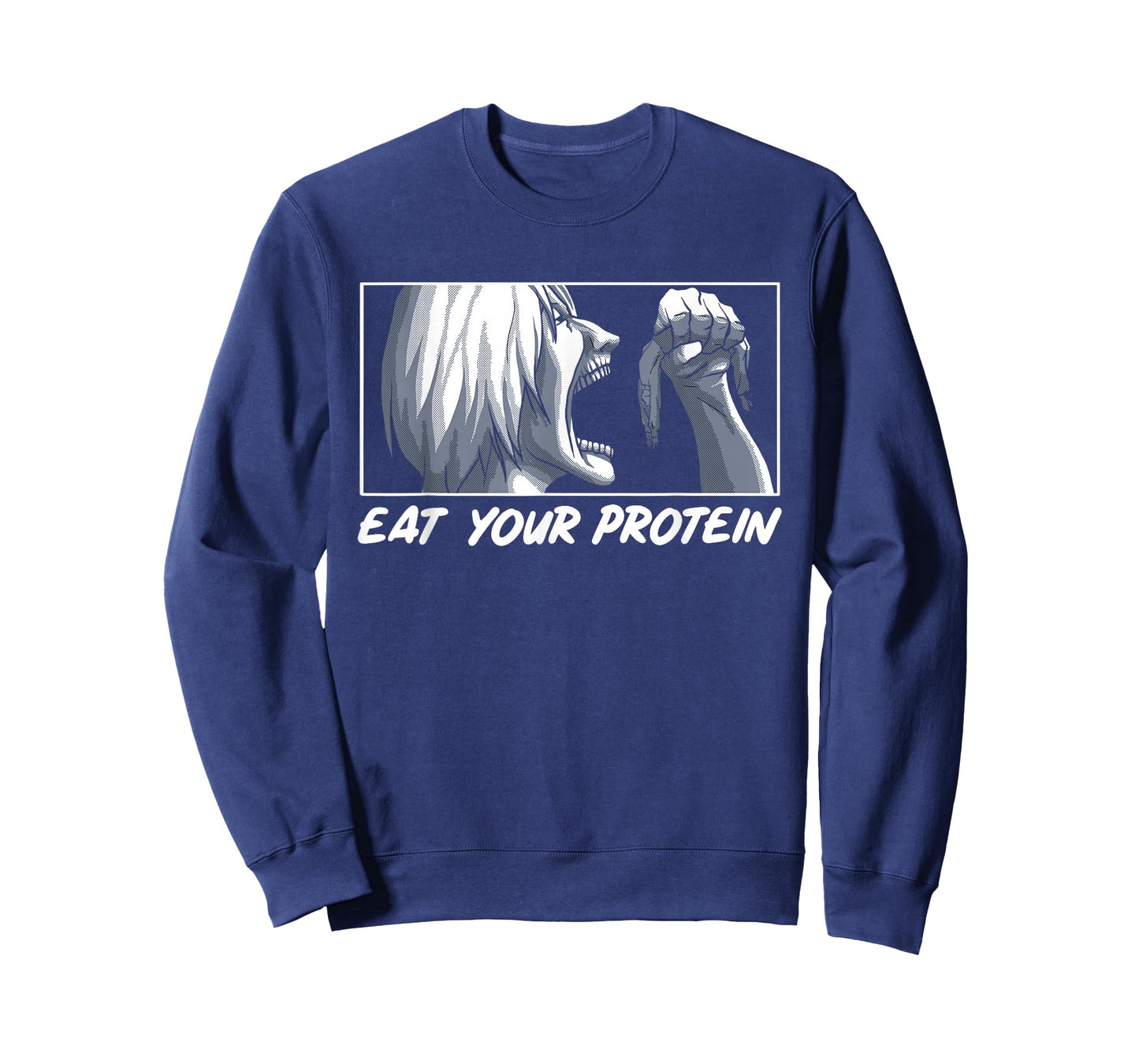 Eat Your Protein Anime Gym Manga Bodybuilding Fitness Anime T-Shirt
