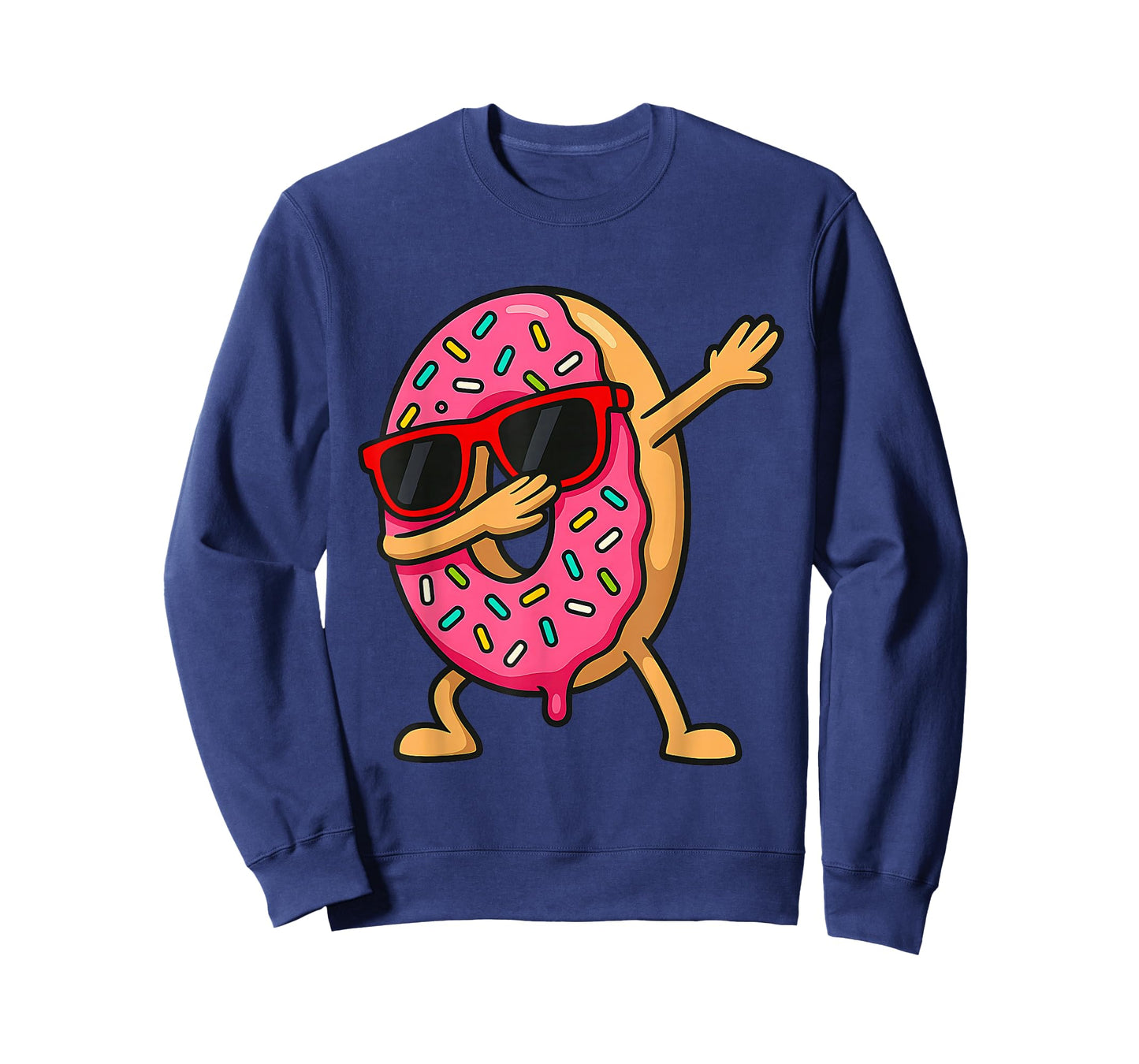 Cool Dabbing Donut Graphic Funny Dab Food Lover Men Women T-Shirt