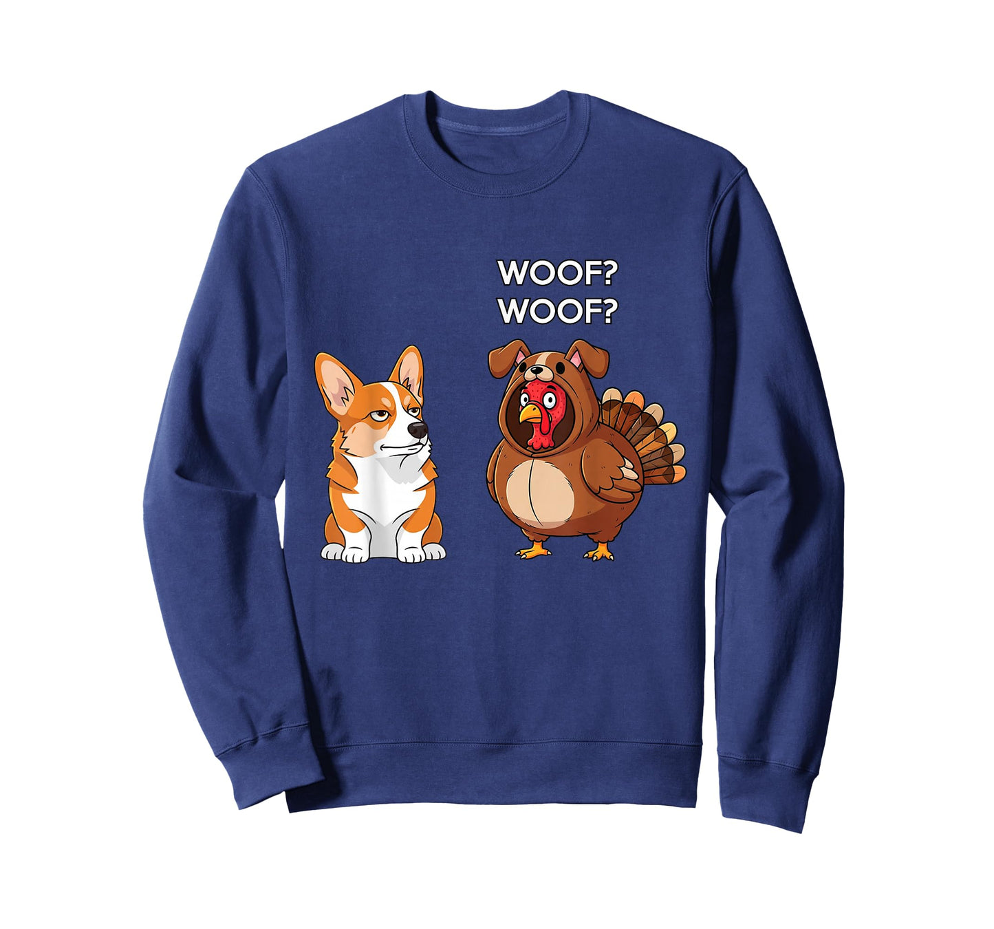 Funny Thanksgiving Corgi and Turkey T-Shirt