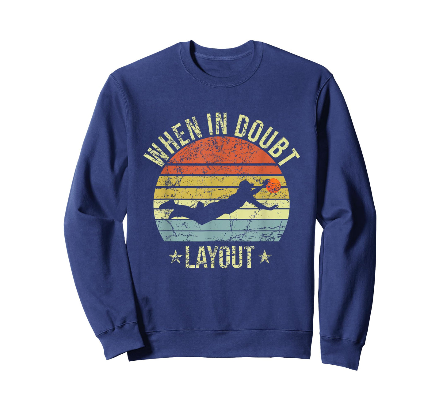 When In Doubt Layout Funny Ultimate Frisbee T-Shirt