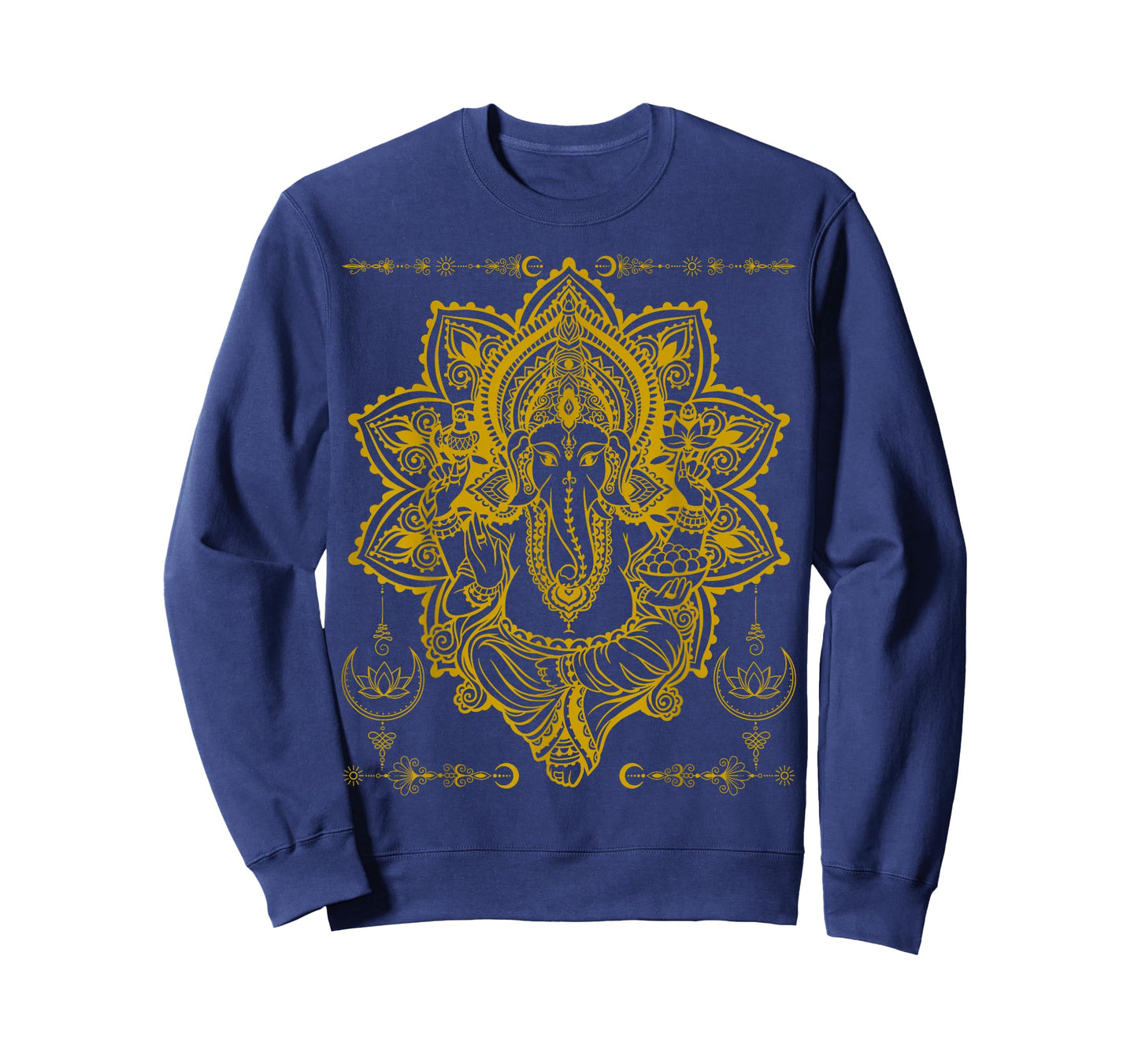 Ganesh Hindu Elephant God Ganesha Yoga Spiritual T-Shirt