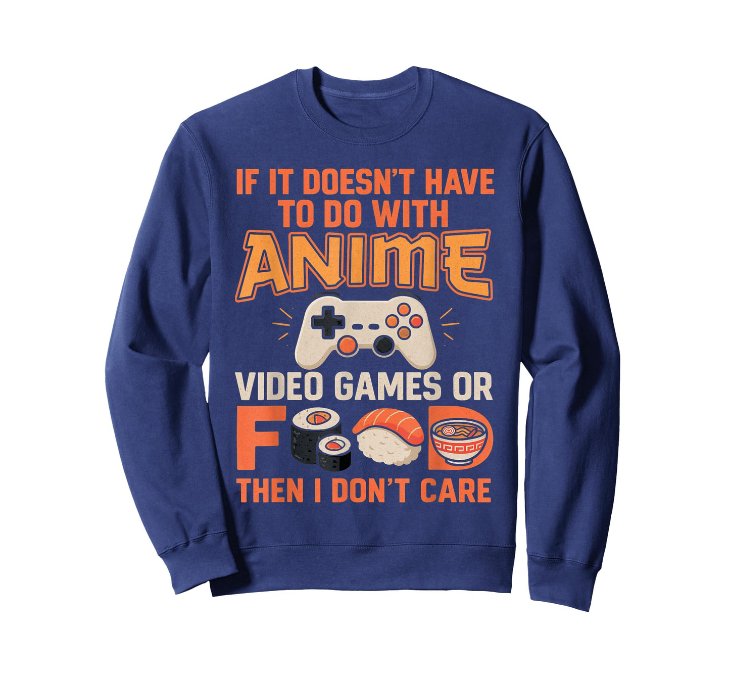 Gaming Otaku Funny Anime Video Games Japanese Food T-Shirt