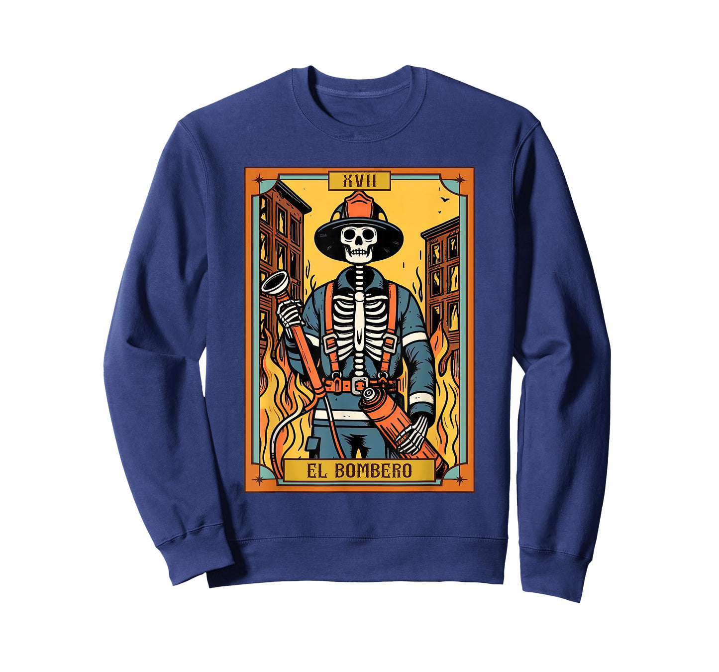 El Bombero Firefighter Fireman Firefighter Tarot Card T-Shirt