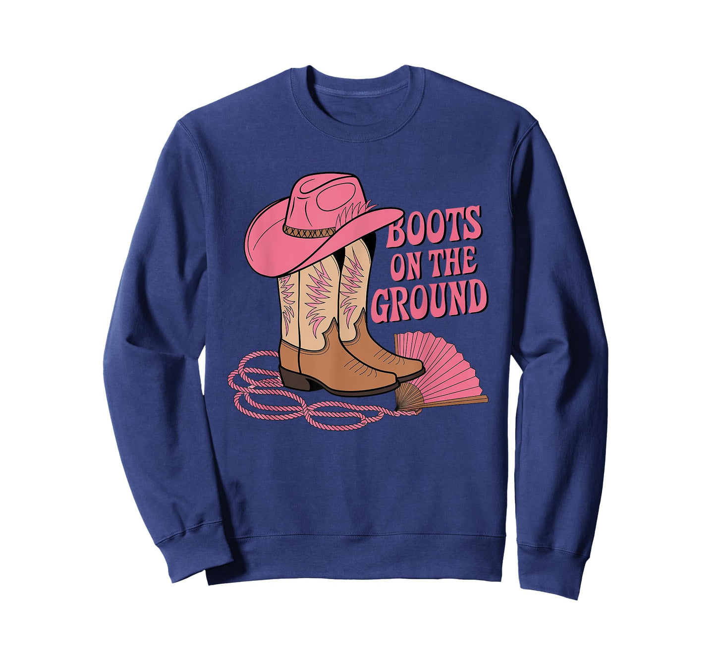 Boots On The Ground Western Cowboy Boots For Girls Womens T-Shirt