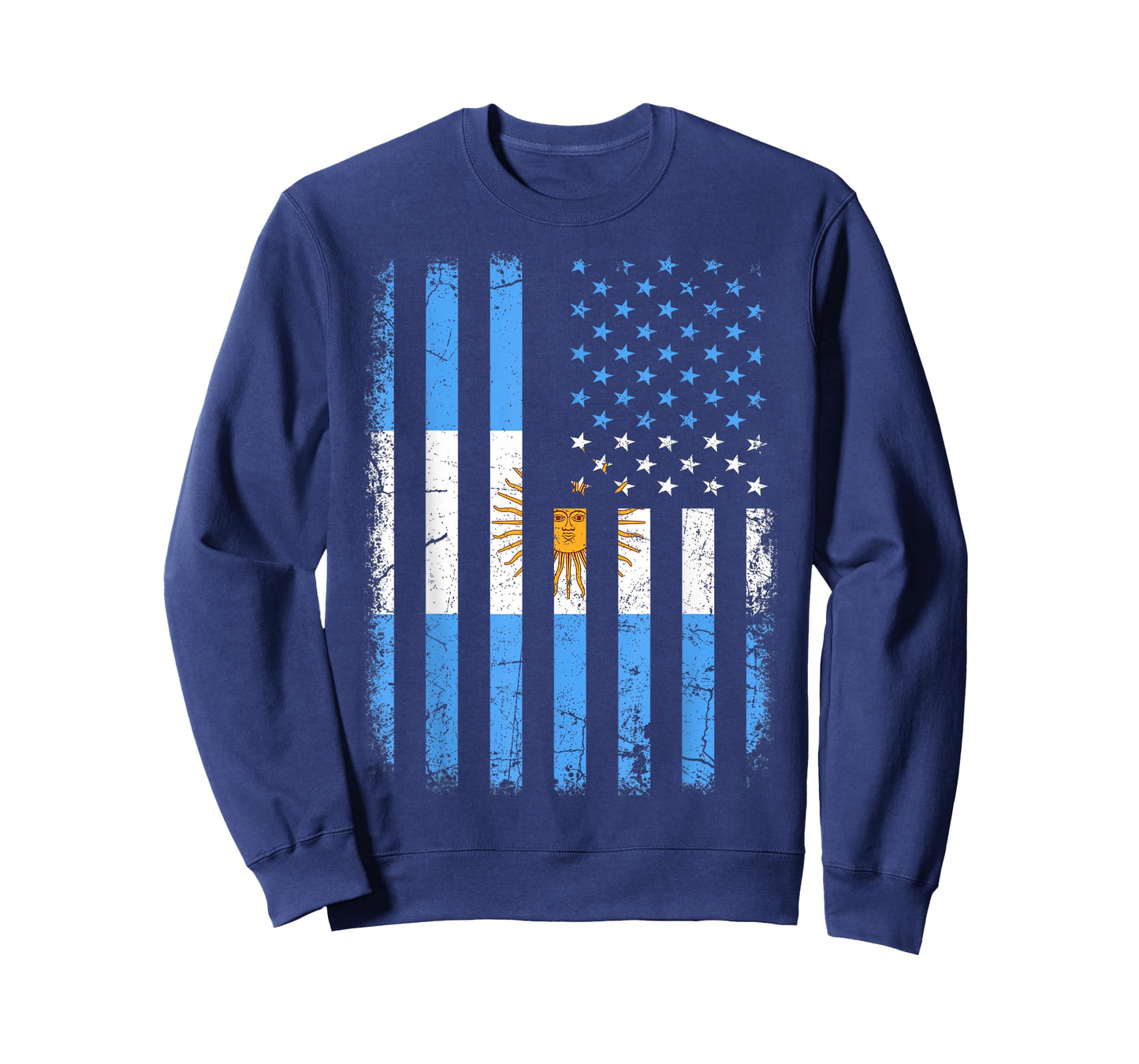 Argentinian American Flag Argentinian Roots Argentina Gift T-Shirt