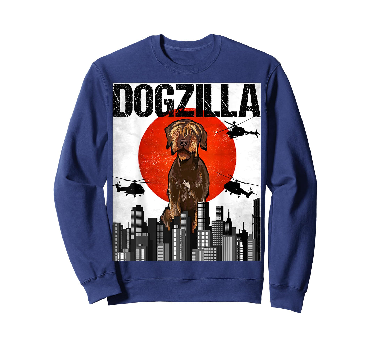 Funny Vintage Japanese Dogzilla Wirehaired Pointing Griffon T-Shirt