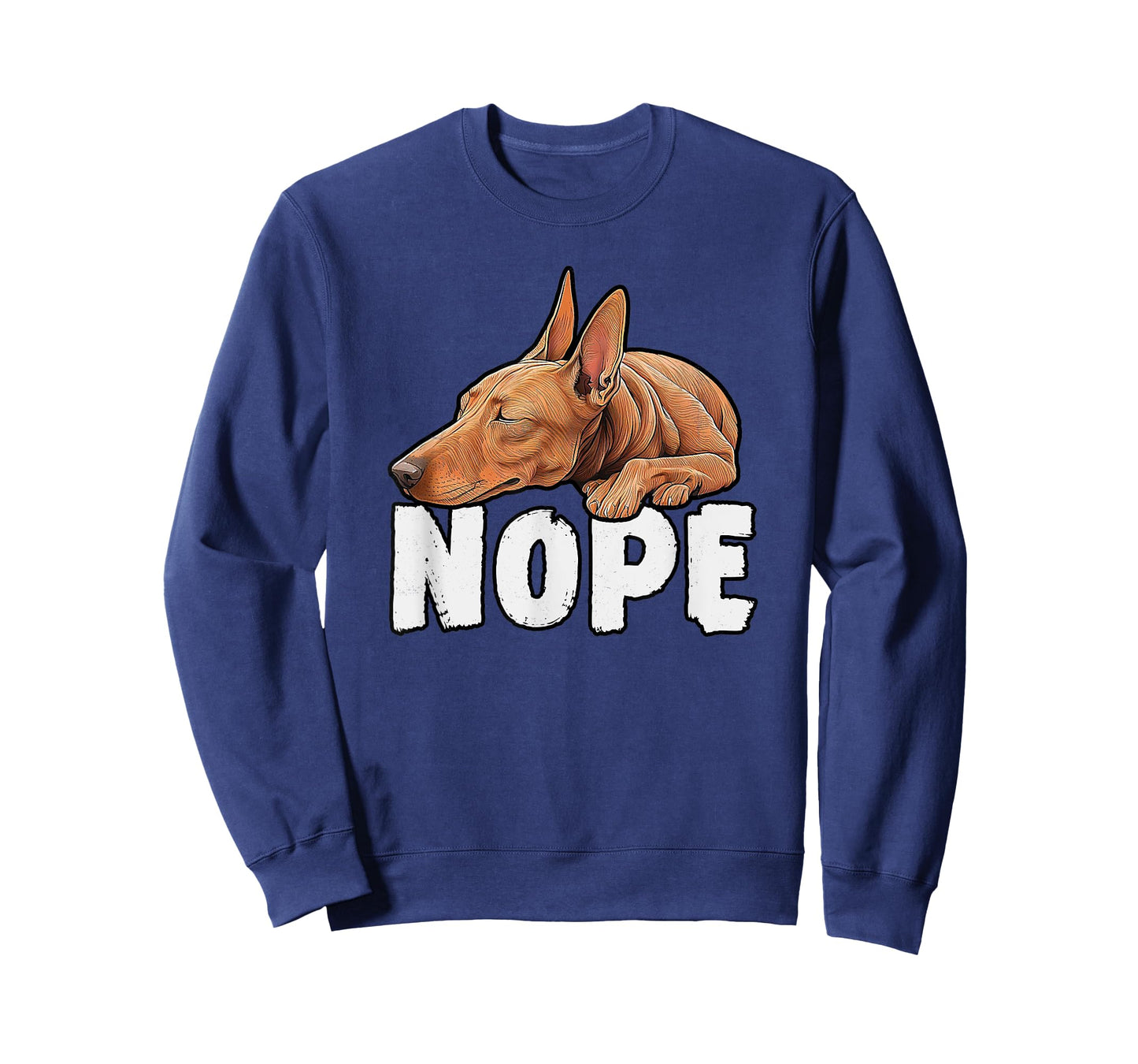 Pharaoh Hound Nope Funny Lazy Pet Dog Cute T-Shirt for Men Women Kids