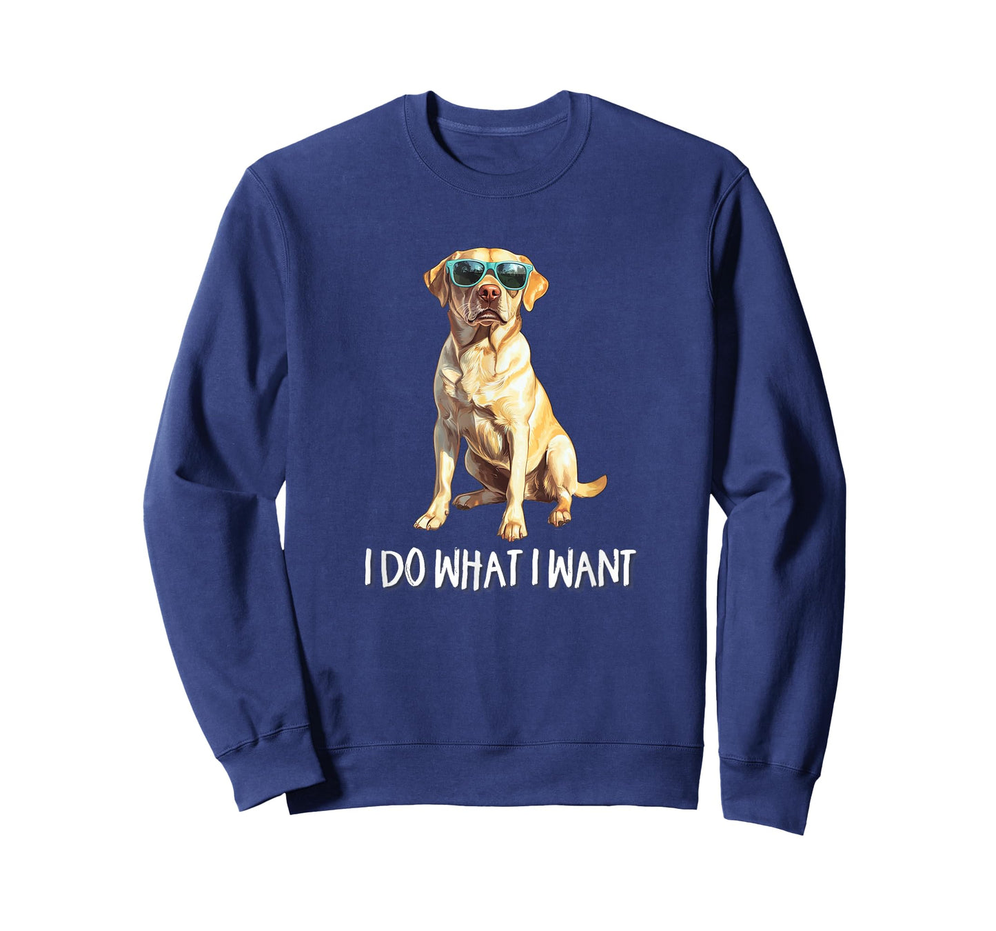 Mens Womens Funny Do What I Want Yellow Lab Dog Lover T-Shirt