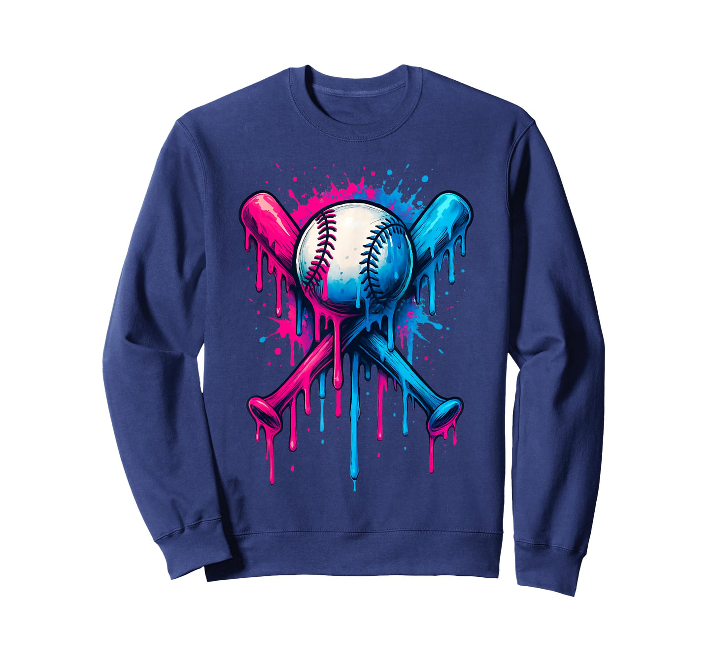 Baseball Drip For Boys Ice Cream Drip Toddler Boys Baseball T-Shirt