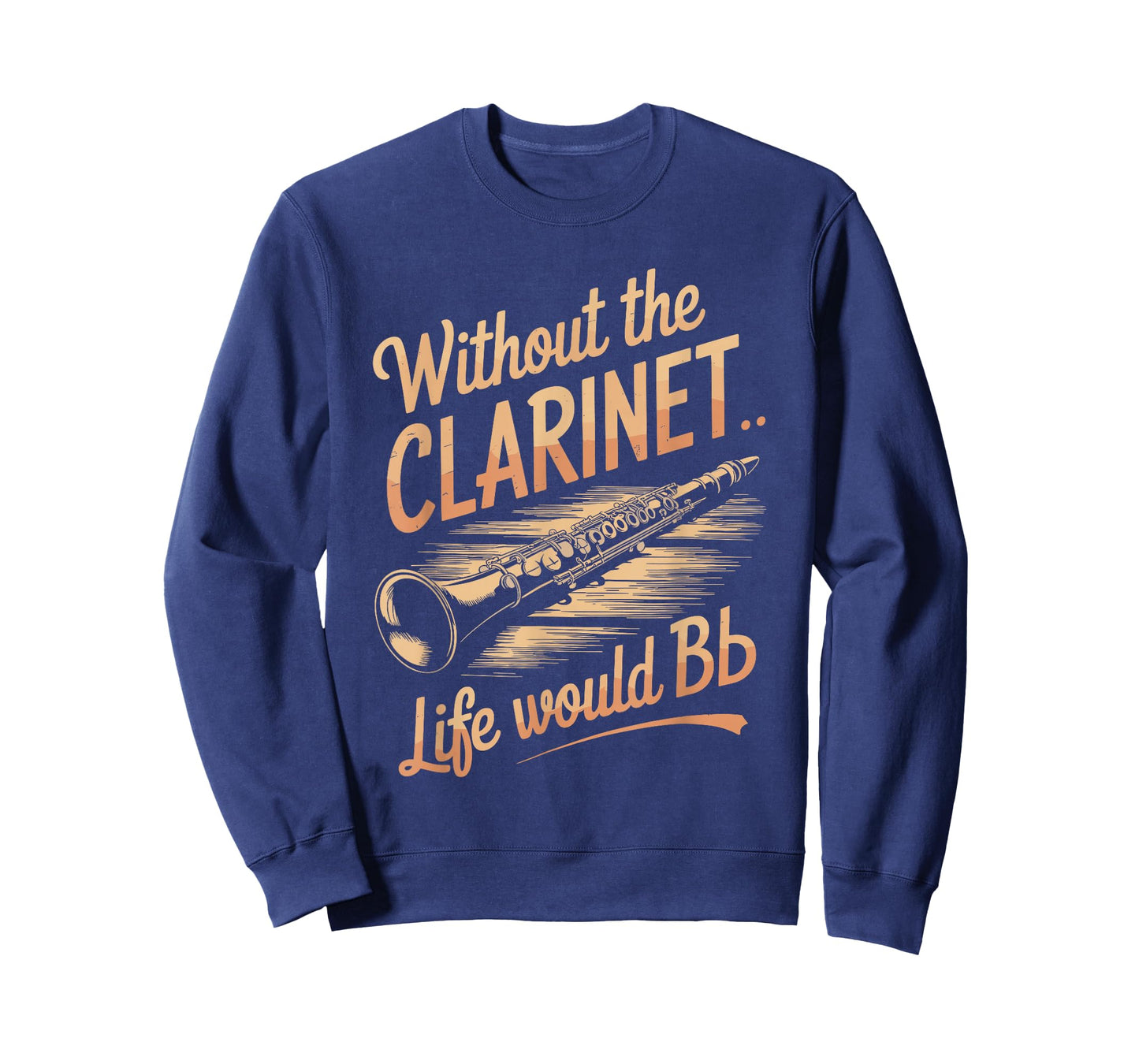 without the clarinet life would be flat, clarinet player T-Shirt