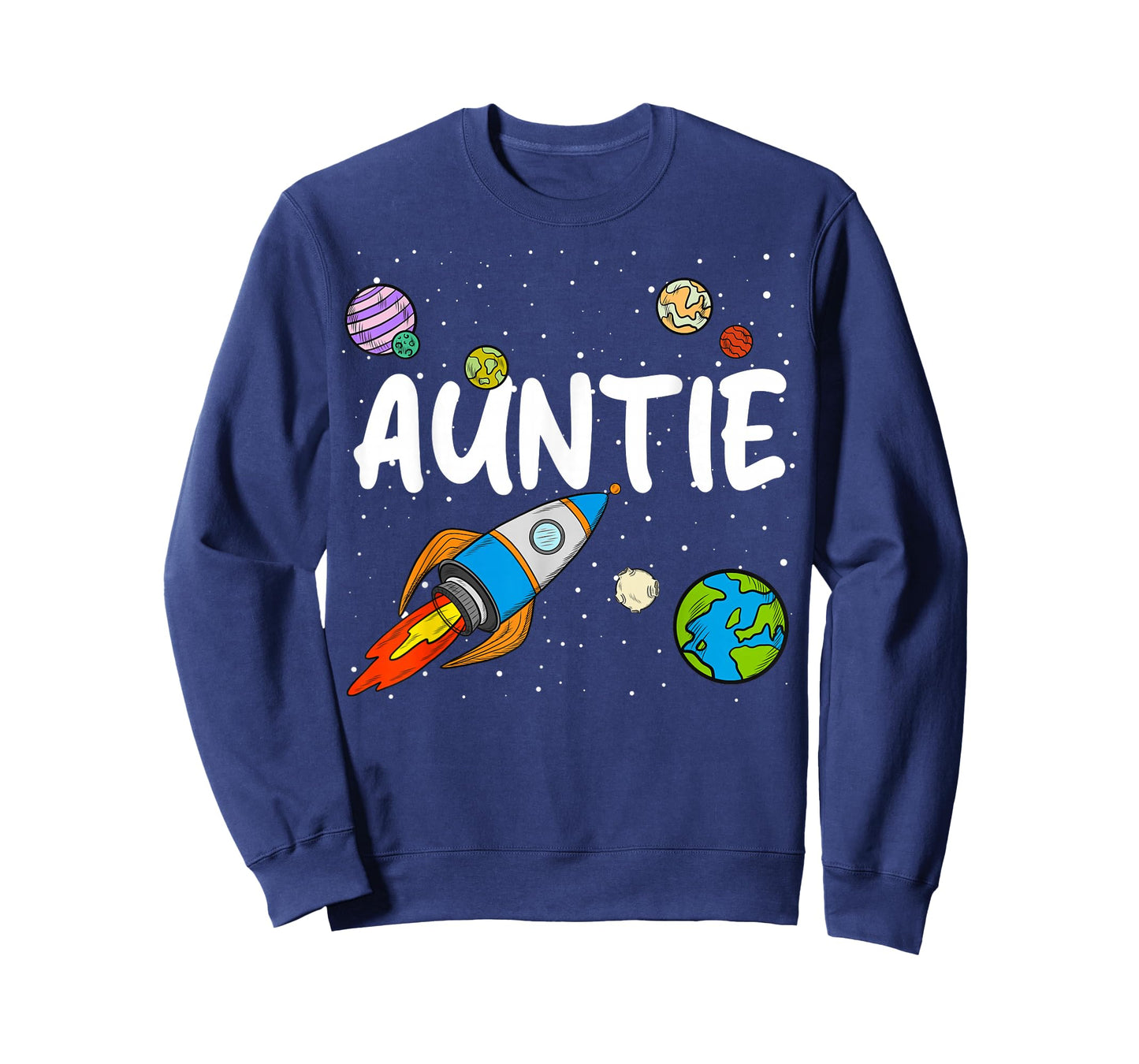 Auntie of The Birthday Boy Rocket Space Outfit T-Shirt