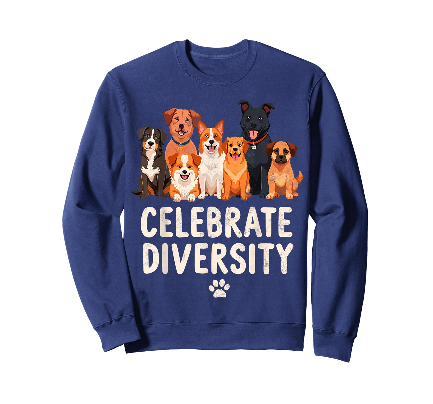 Celebrate Diversity Puppy Dogs Parents Funny Dog Joke Humor T-Shirt for Men Women