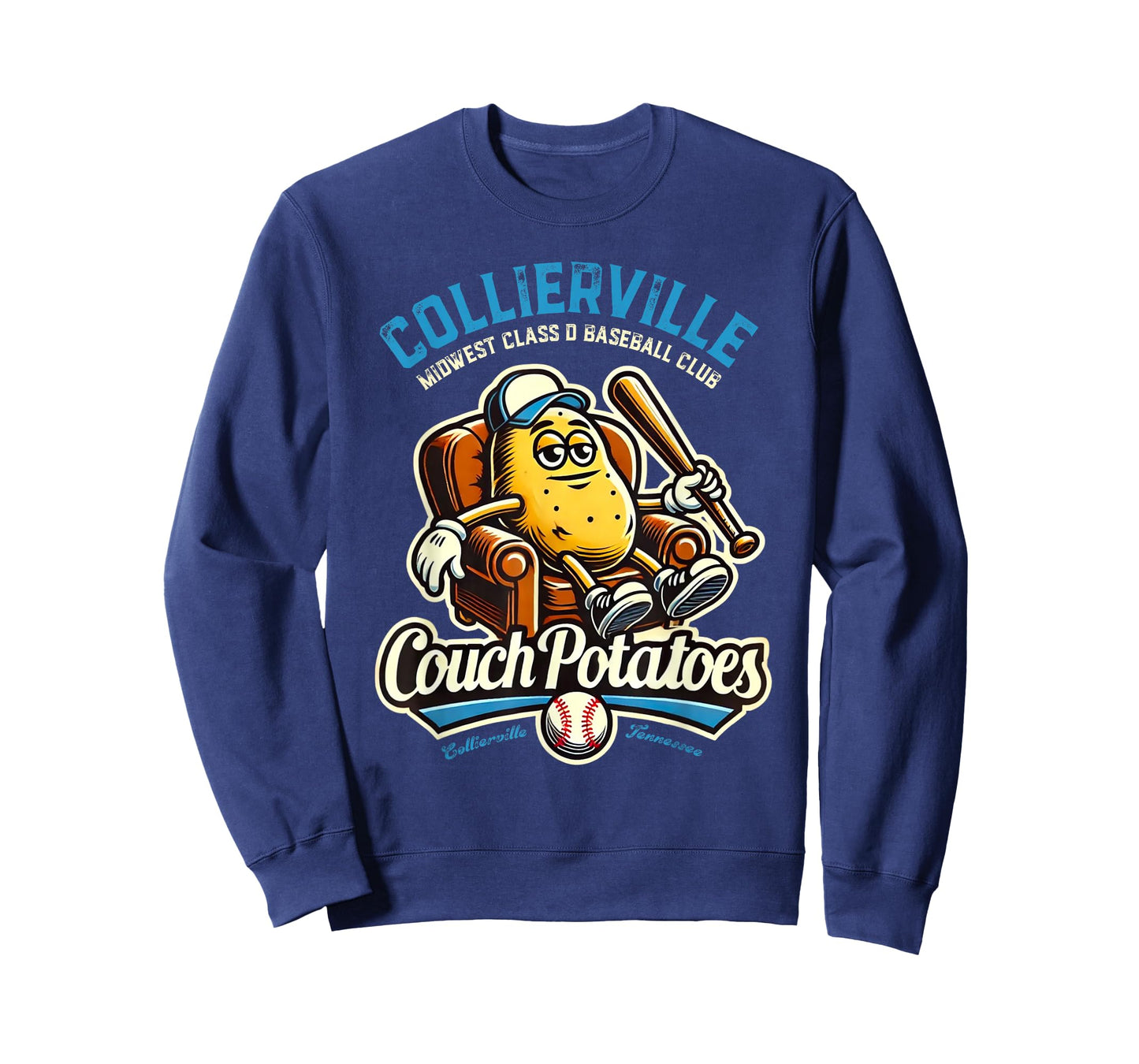 Minor League Baseball Collierville Couch Potatoes T-Shirt