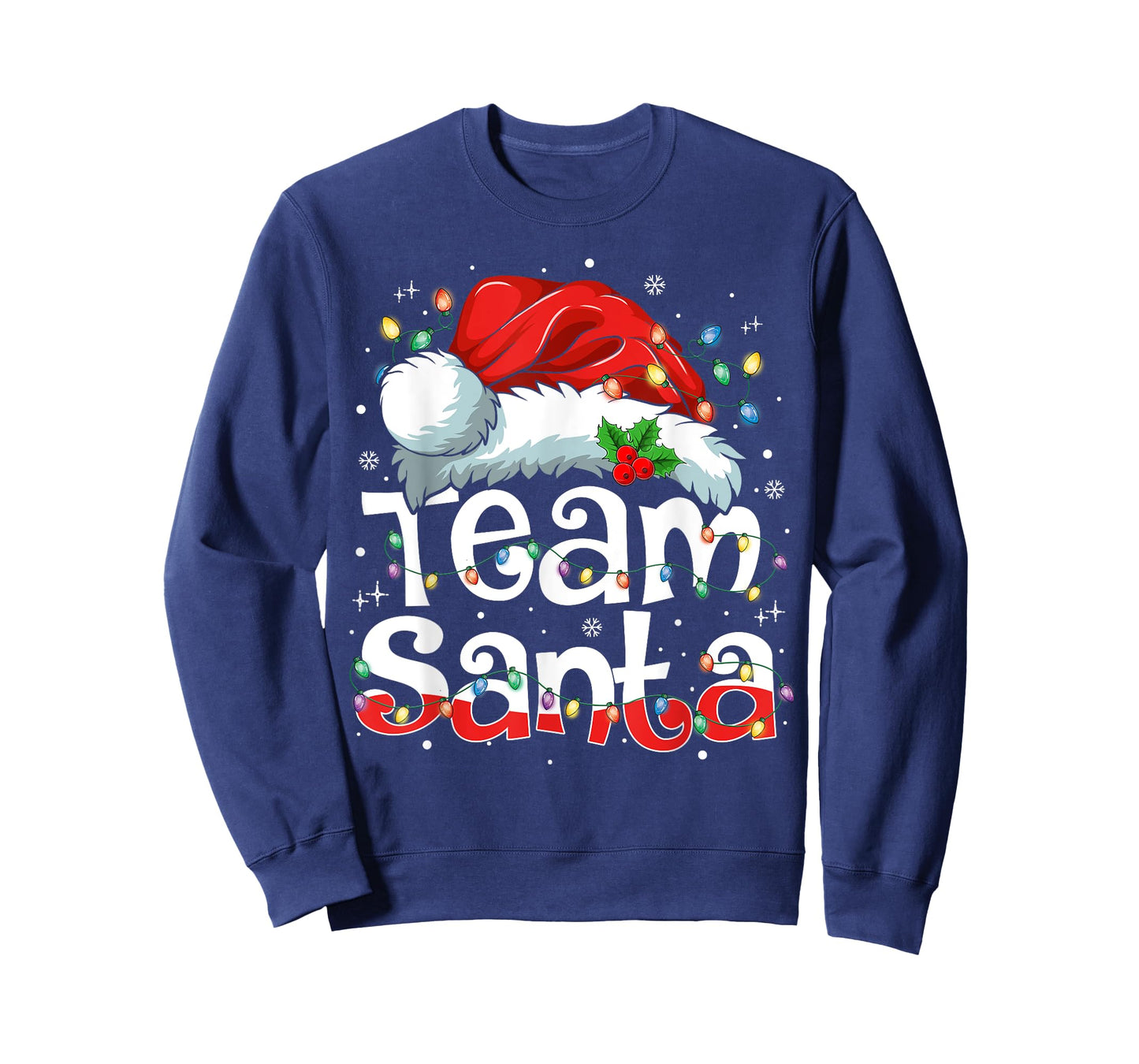 Team Santa Claus Christmas Family Matching Pajama Funny Xmas T-Shirt