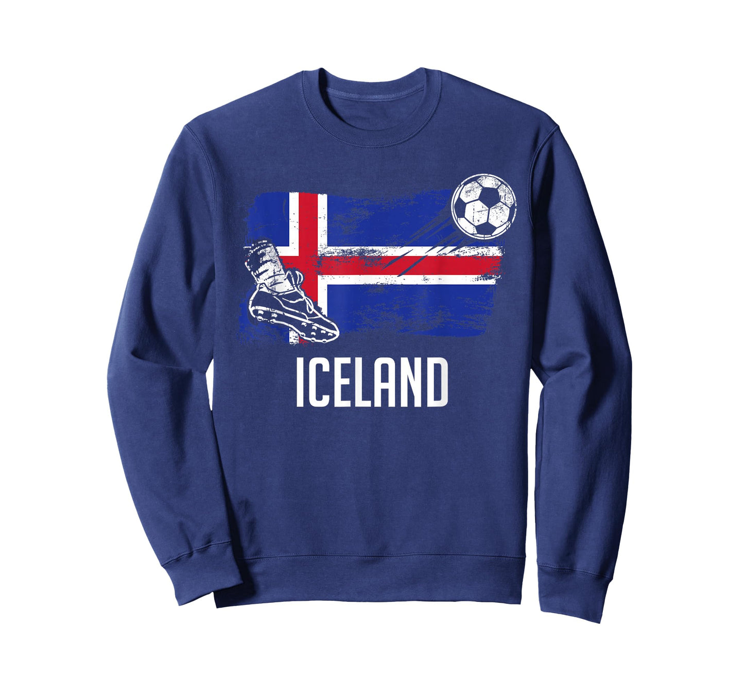 Iceland Flag Jersey Icelandic Soccer Team Icelandic T-Shirt