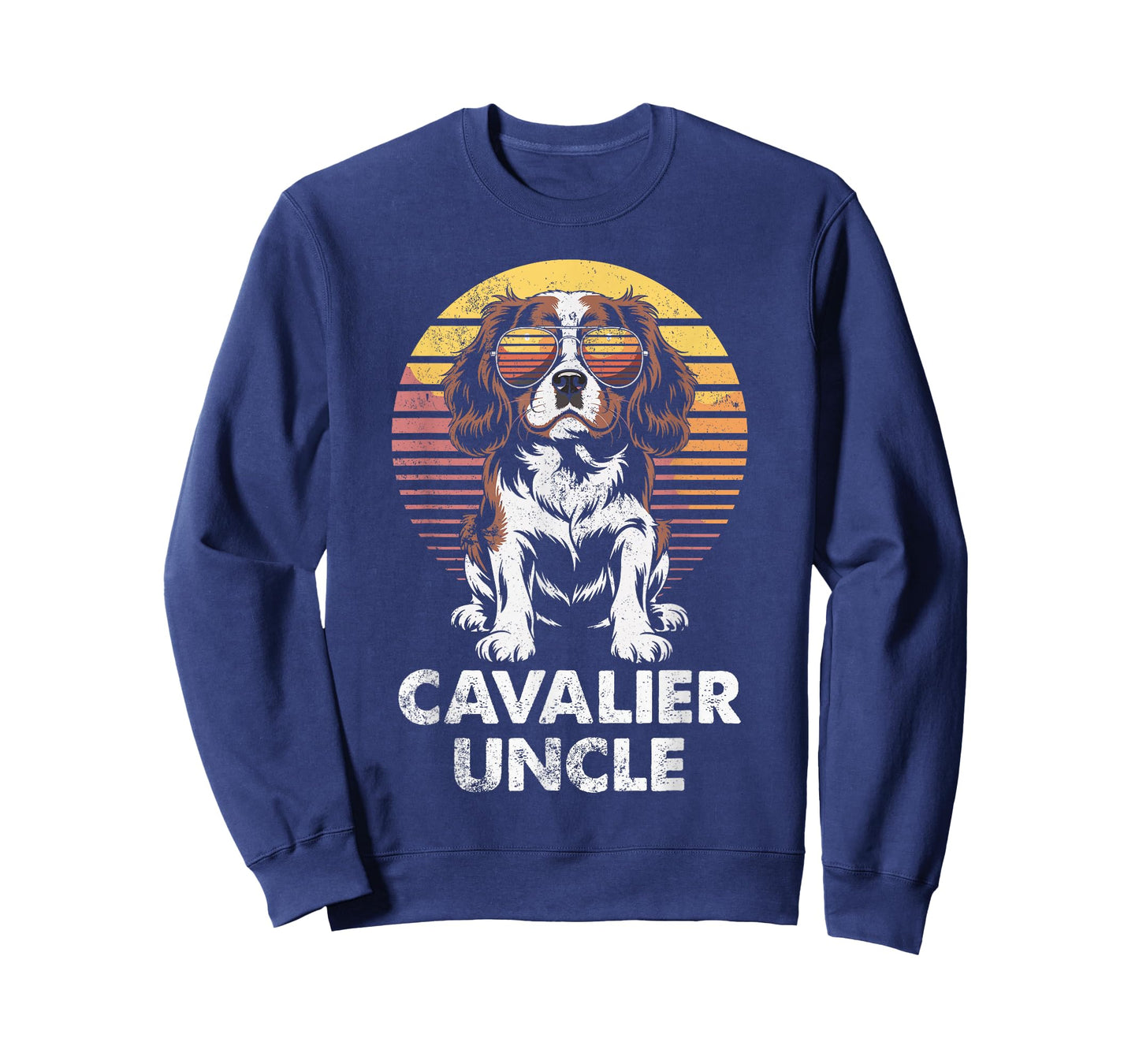 Cavalier King Charles Spaniel Uncle Vintage Dog Owner T-Shirt