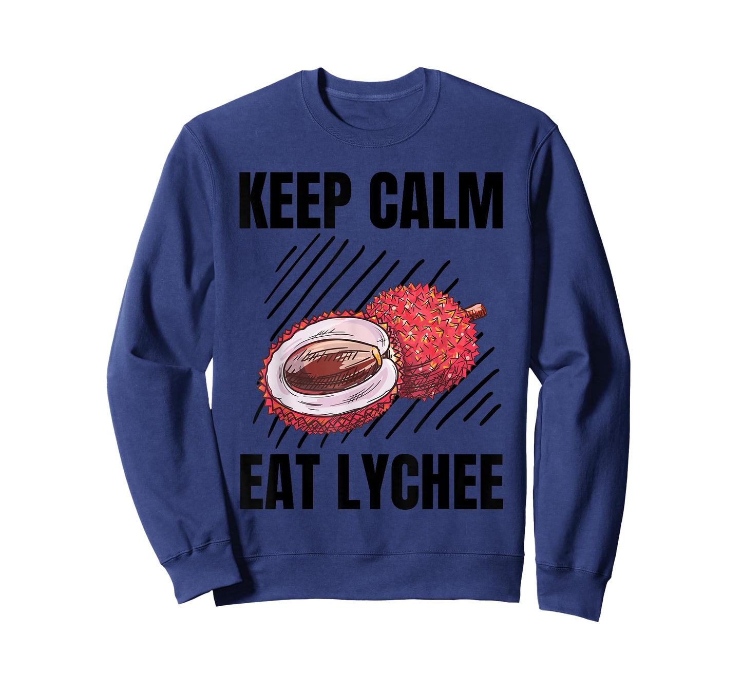 Keep Calm Eat Lychee Vintage Grunge Lychee Lover T-Shirt
