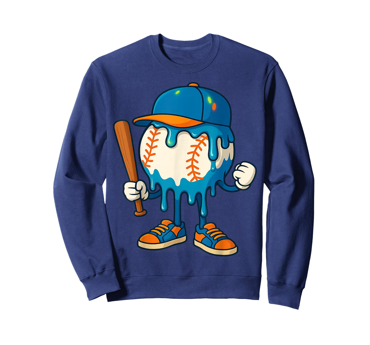 Baseball Drip Team for Boys Ice Cream Cool T-Shirt