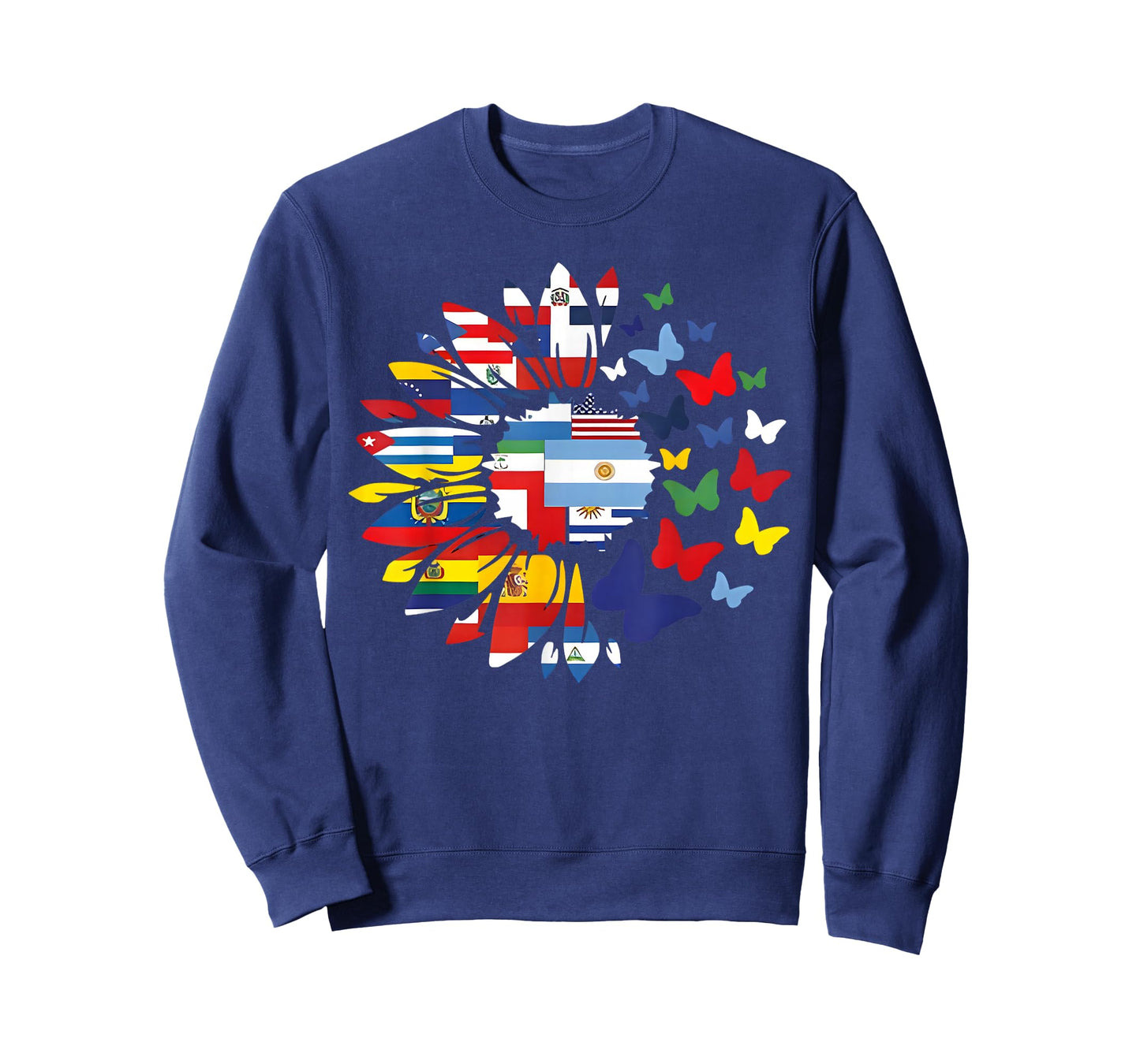 National Hispanic Heritage Month Sunflower All Countries T-Shirt