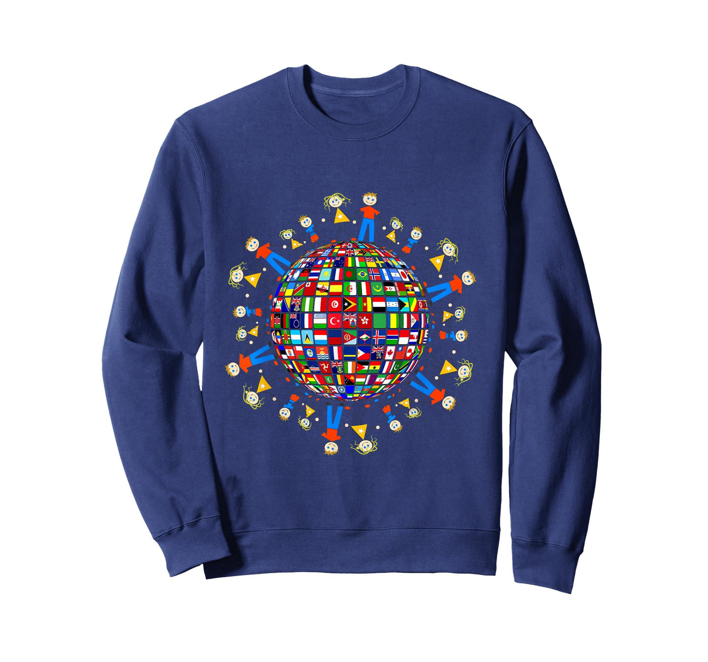 Flags of the World T-Shirt, Family around the Globe T-Shirt