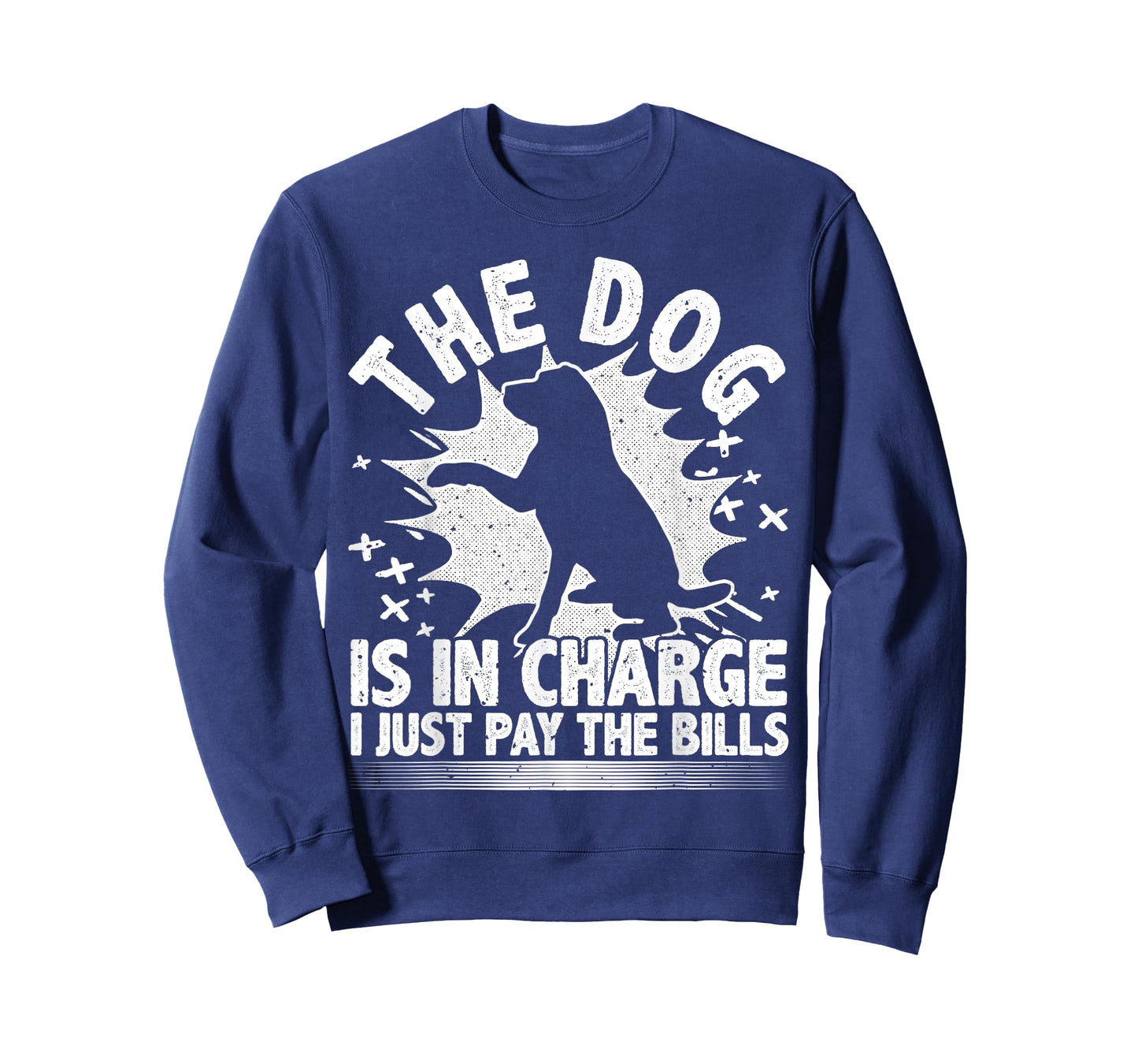 Dog Lover, Dog Is In Charge, Funny Design For Dog Owners T-Shirt for Men Women