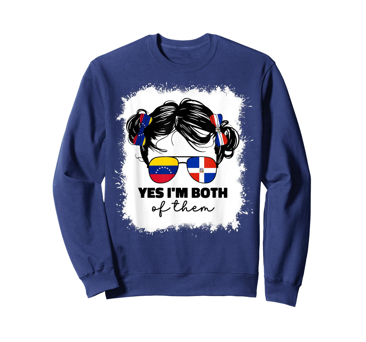 Half Dominican And Venezuelan Venezuela Flag Girl Kids Girls T-Shirt