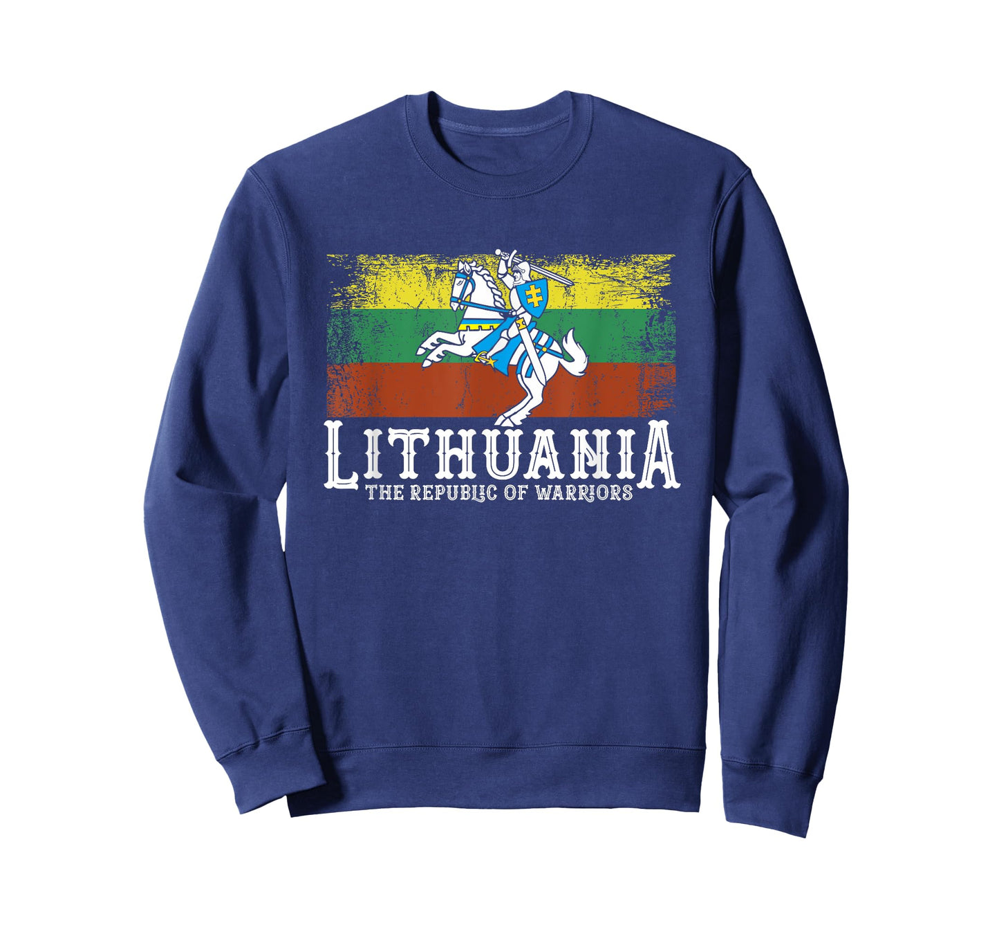 Lithuanian Flag White Knight Symbols Of Lithuania Patriotic T-Shirt
