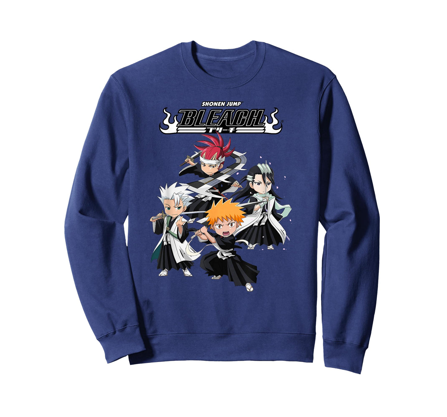 Bleach Super Group Chibi Fight Pose Anime T-Shirt