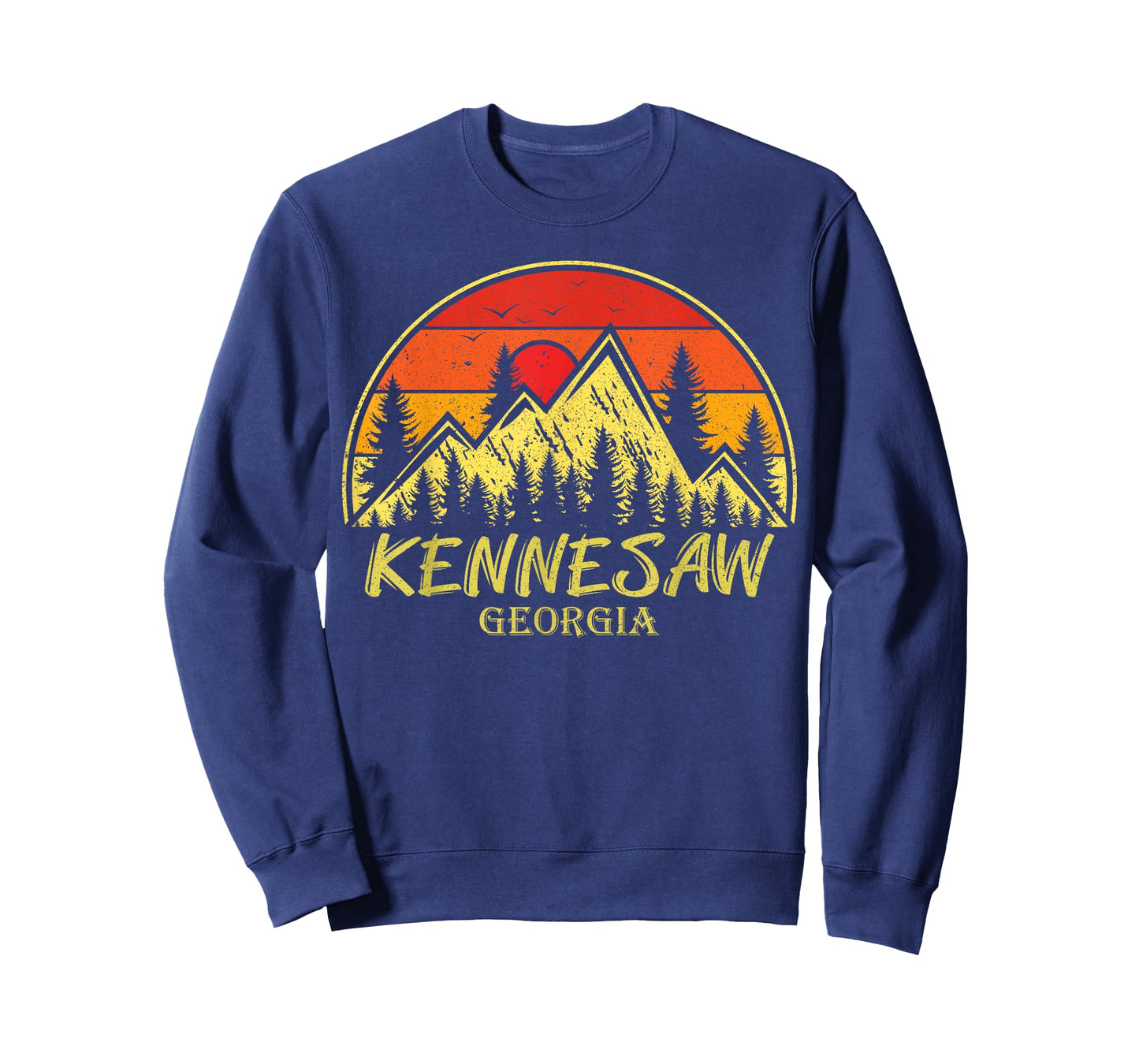 Vintage Kennesaw Georgia GA Mountains Hike Hiking Souvenir T-Shirt