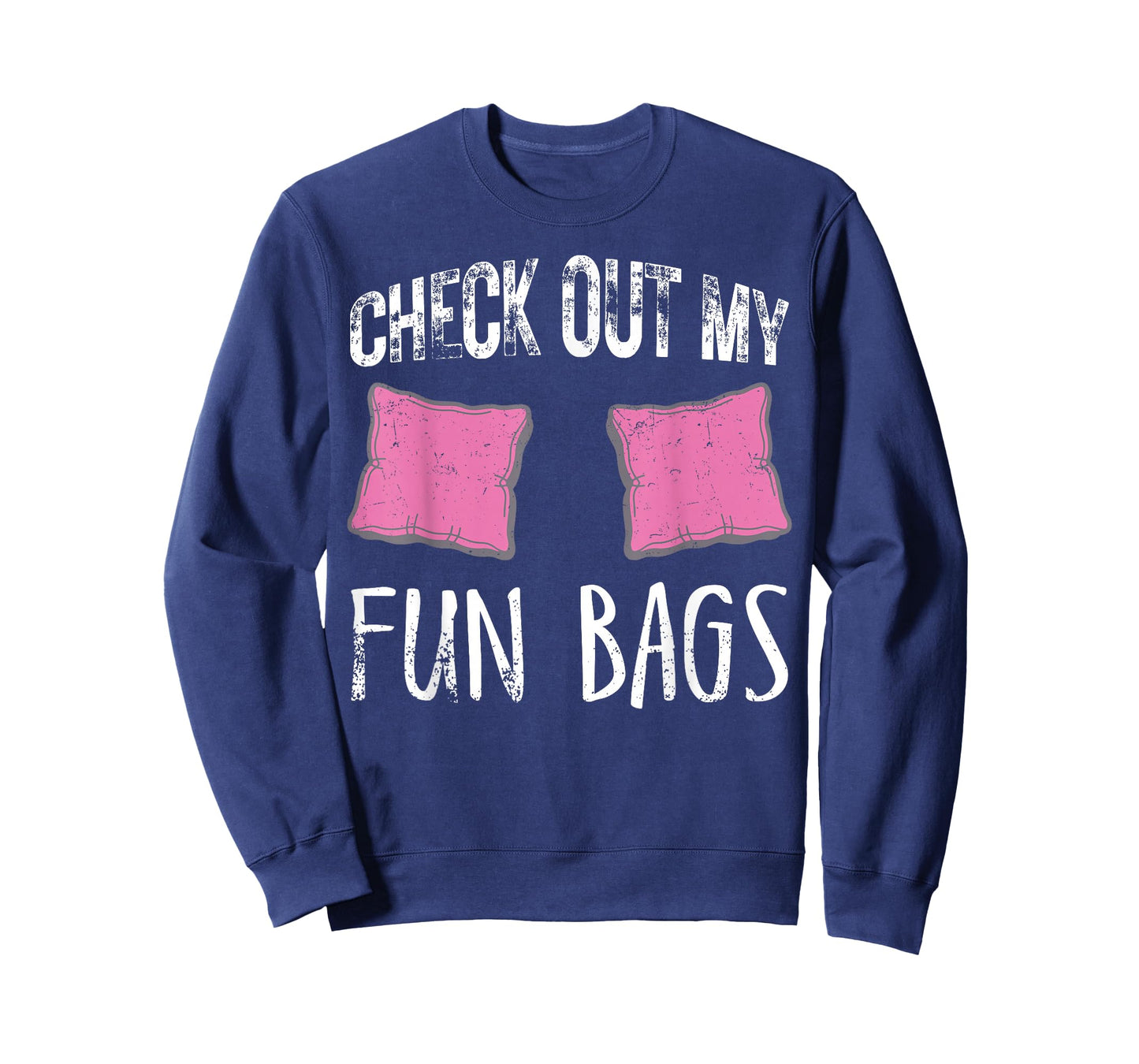 Check Out My Fun Bags Funny Pillow Humor Outfit T-Shirt
