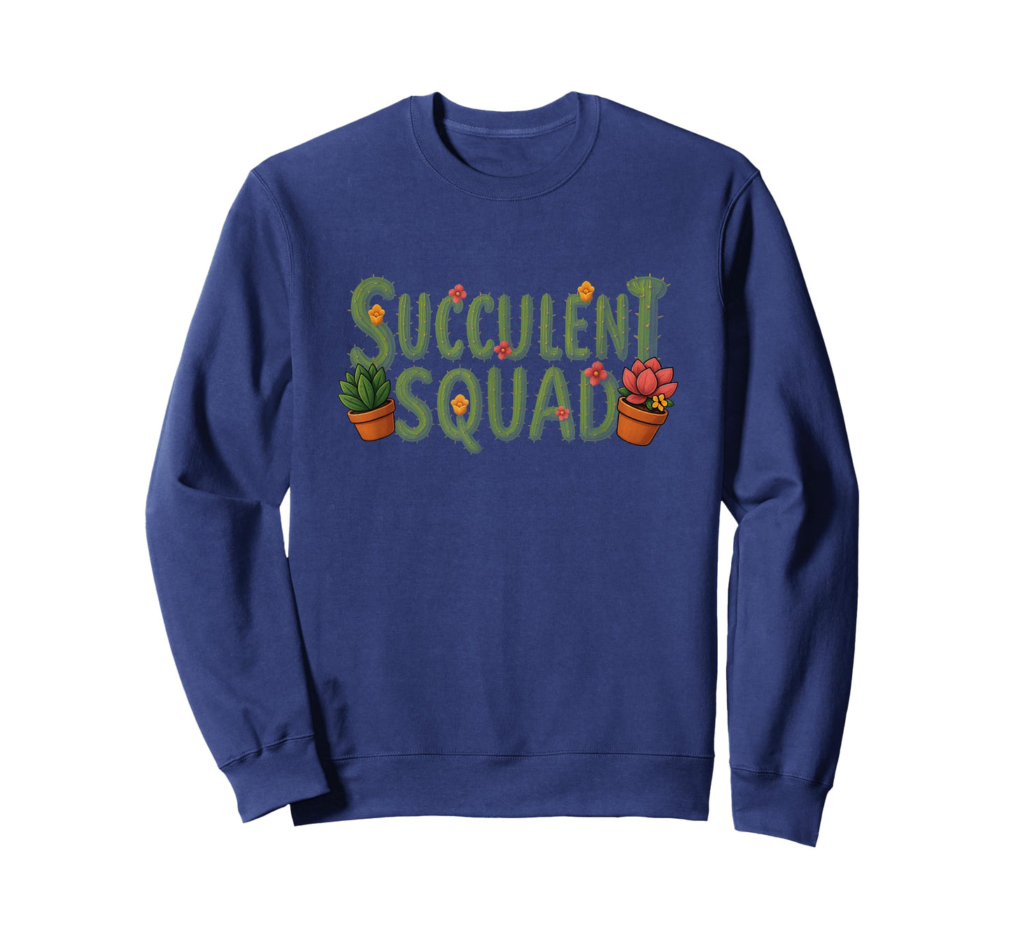 Succulent Squad Funny Plant Lover Cactus T-Shirt